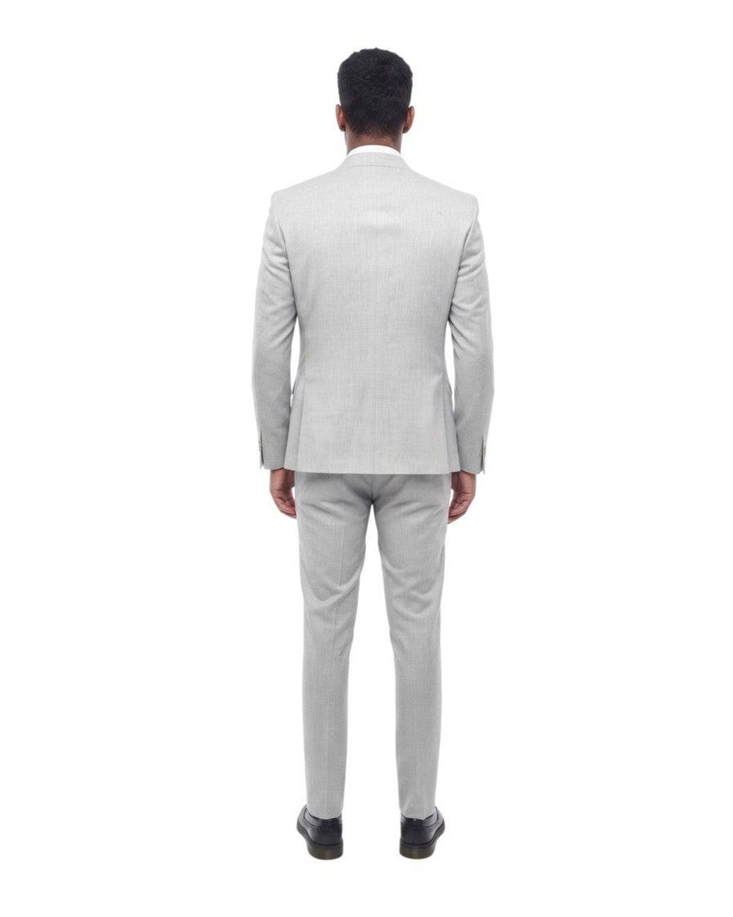 Corneliani Gray Notched Lapel Suit for men