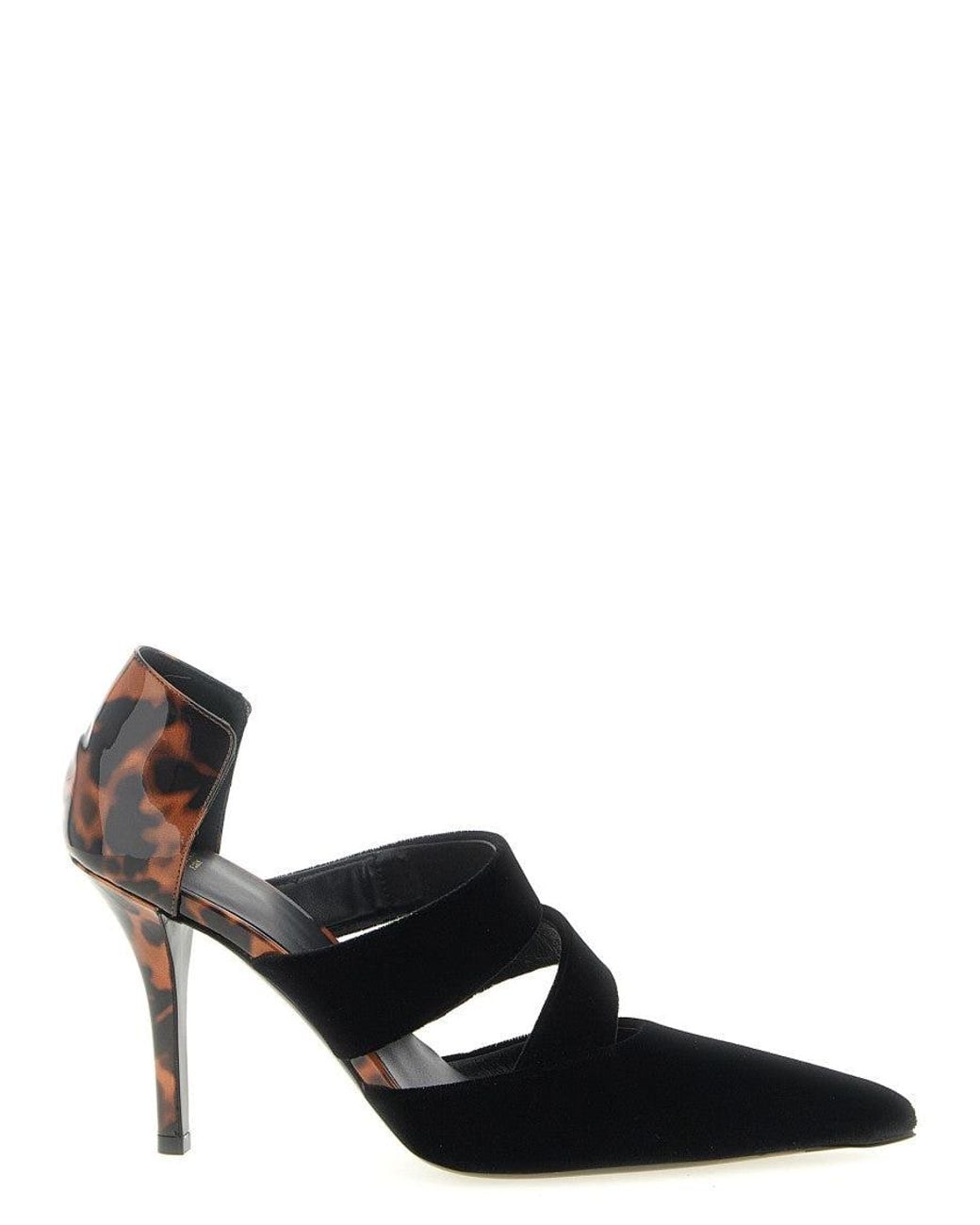 Balmain Black Tortoiseshell Pumps