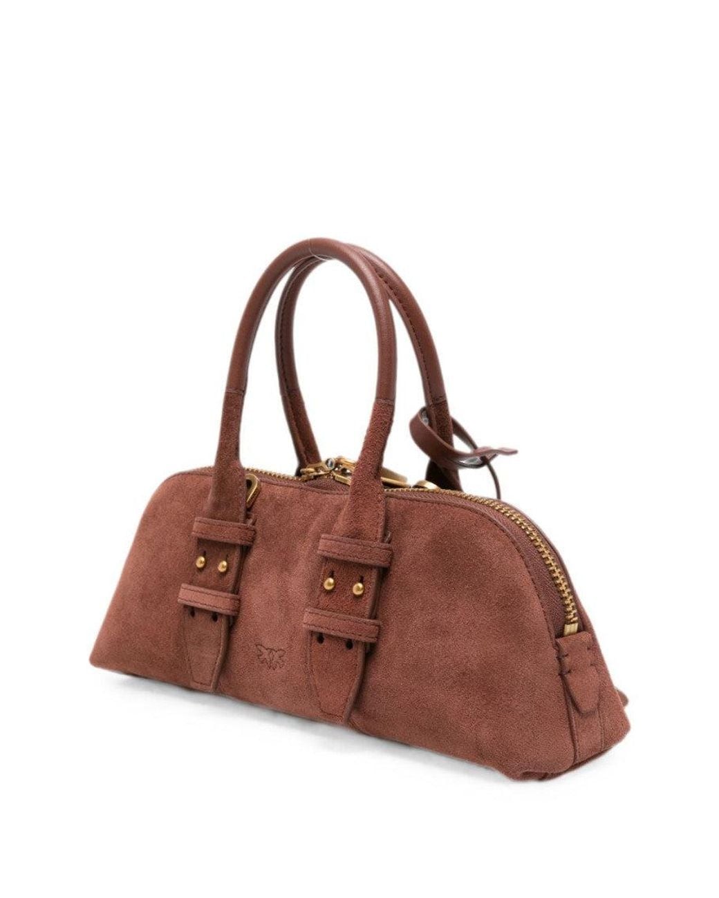 Pinko Brown Escape Small Satchel