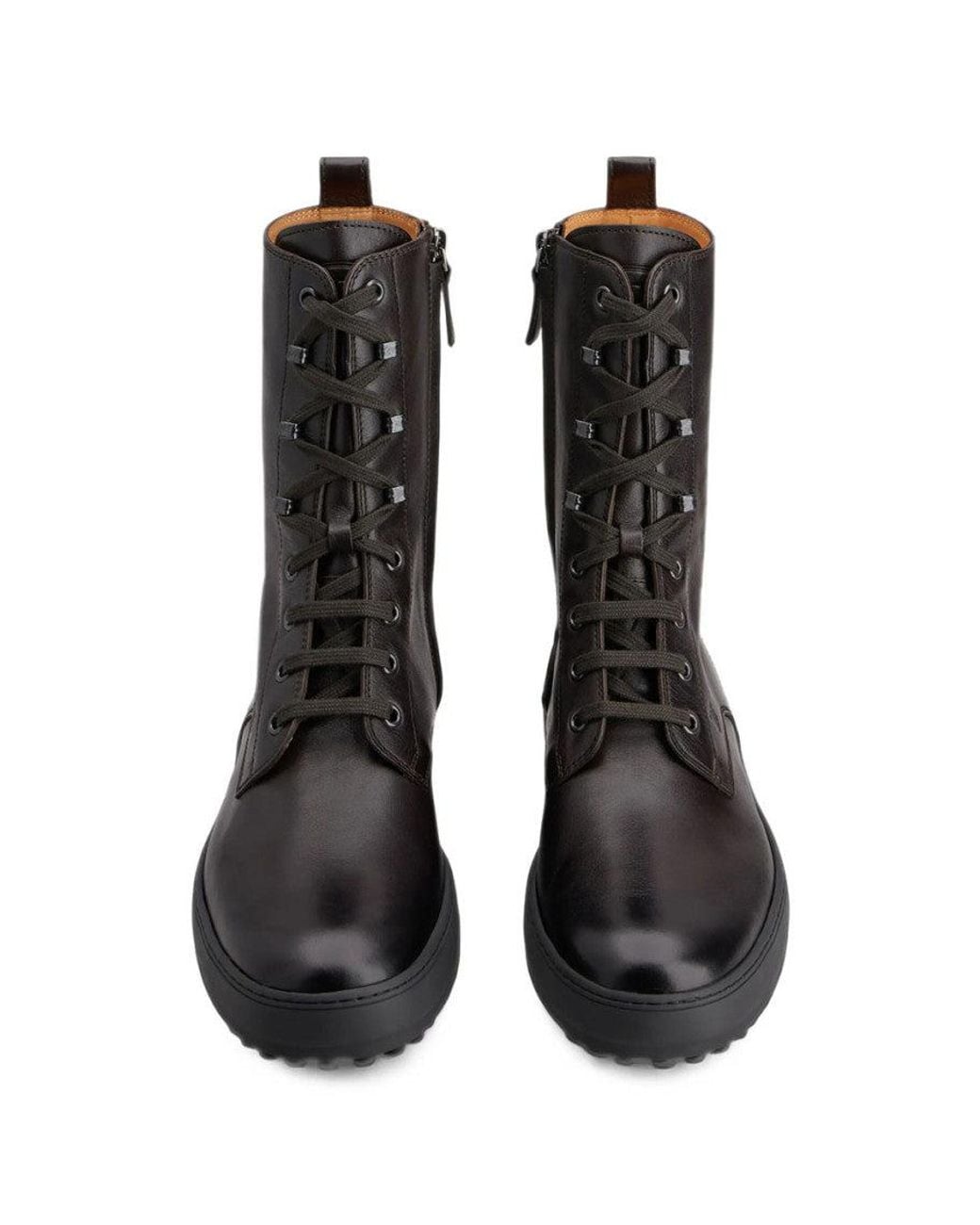 Tod's Black Gommino Leather Boots