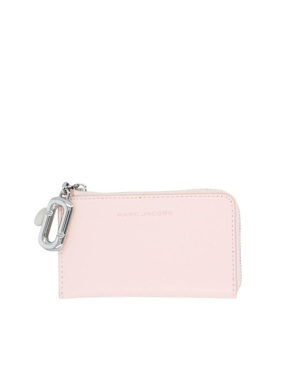 Marc Jacobs Pink Light Solid Zip Wallet