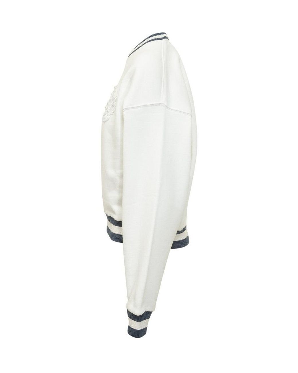 Autry White Classic Logo Sweatshirt for men