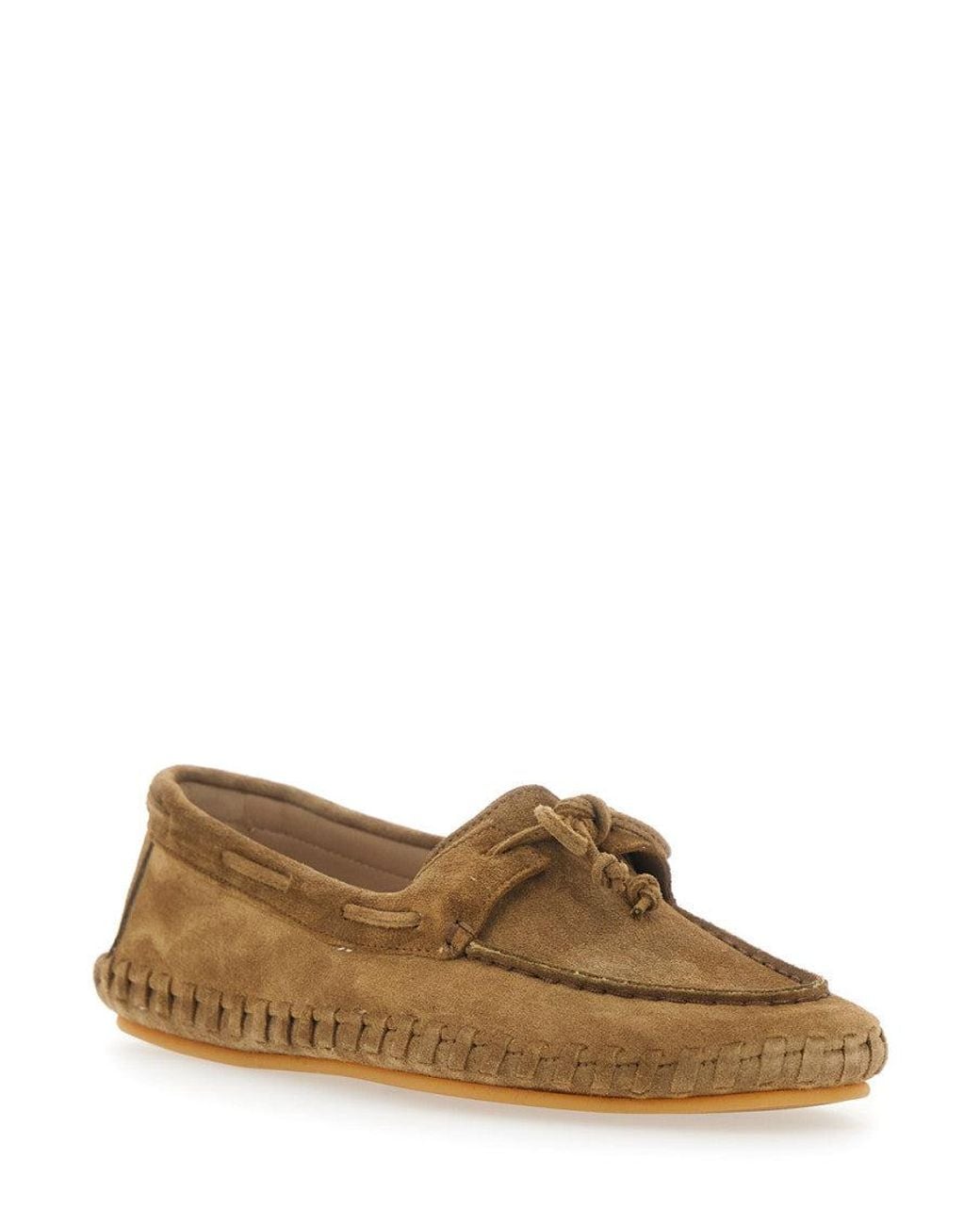 Le Monde Beryl Brown Suede Tassel Loafers
