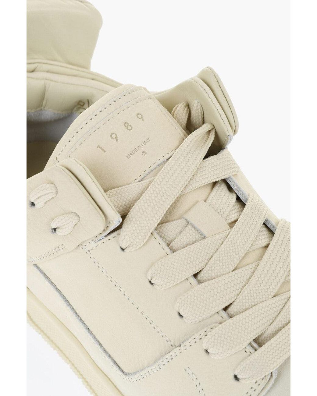 1989 STUDIO Natural Leather Low-Top Sneakers for men
