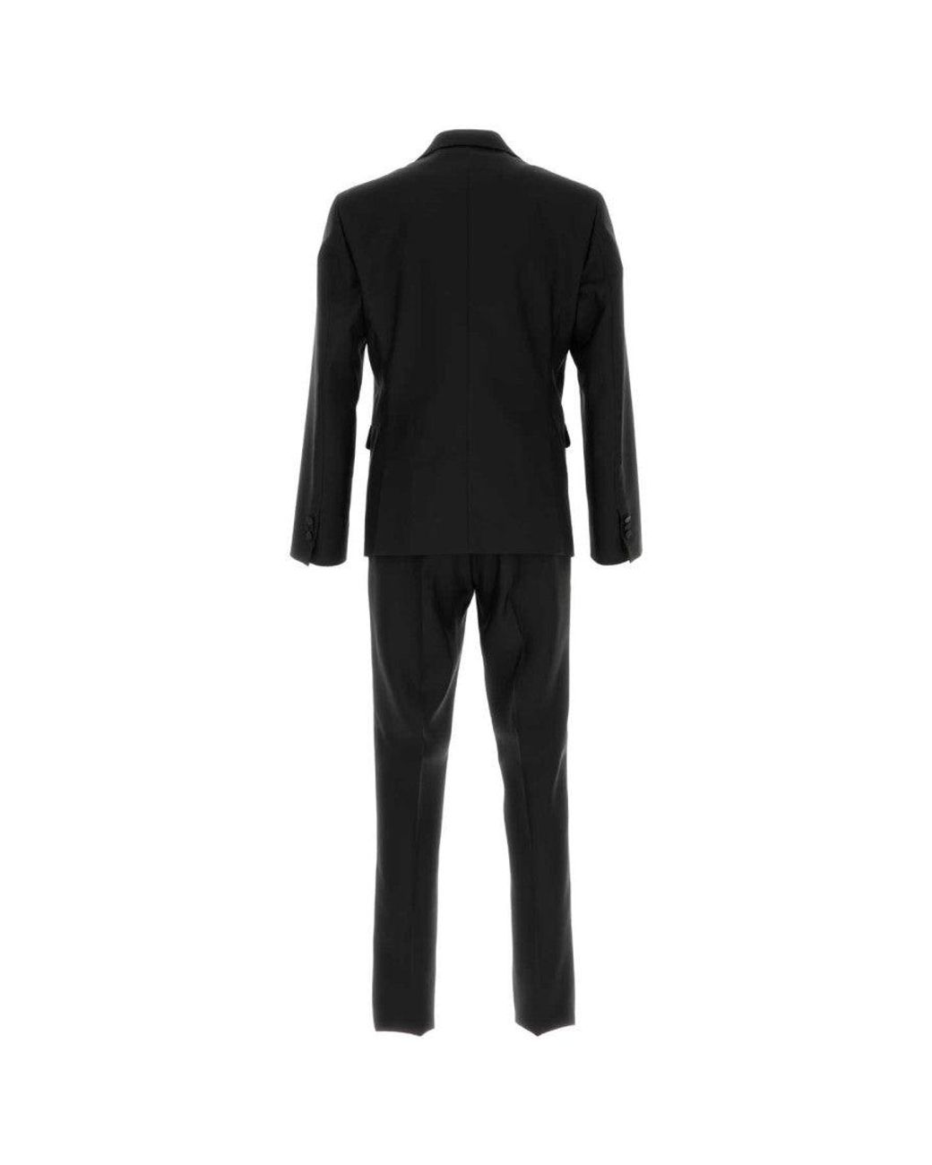 DSquared² Black Wool Blend London Suit for men