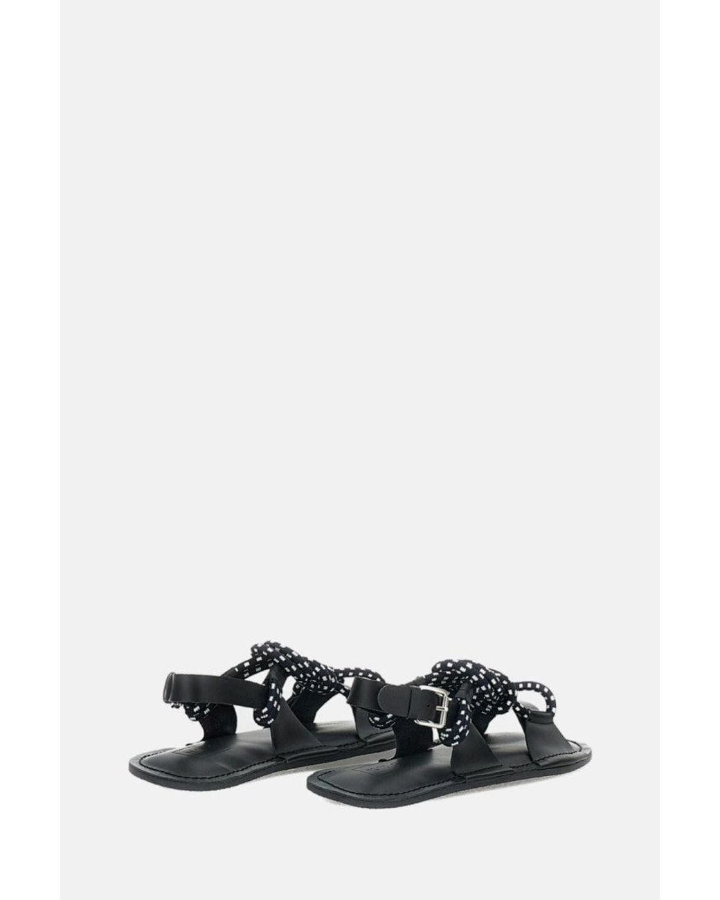 Plan C White Open-Toe Sandals