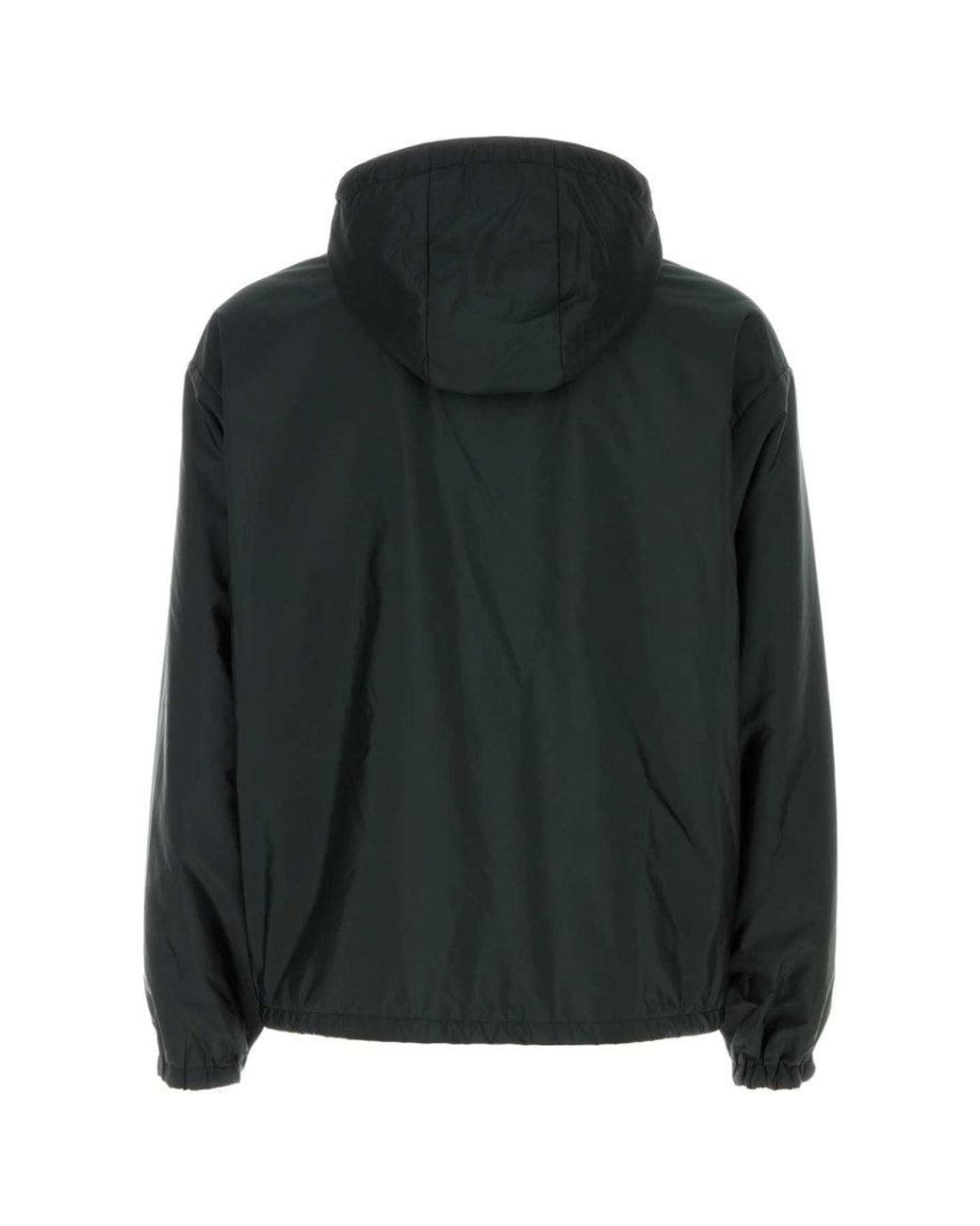 Prada Black Dark Hood Jacket for men