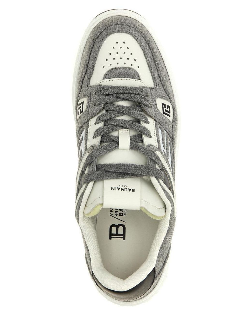 Balmain White B-Court Skate Sneaker for men