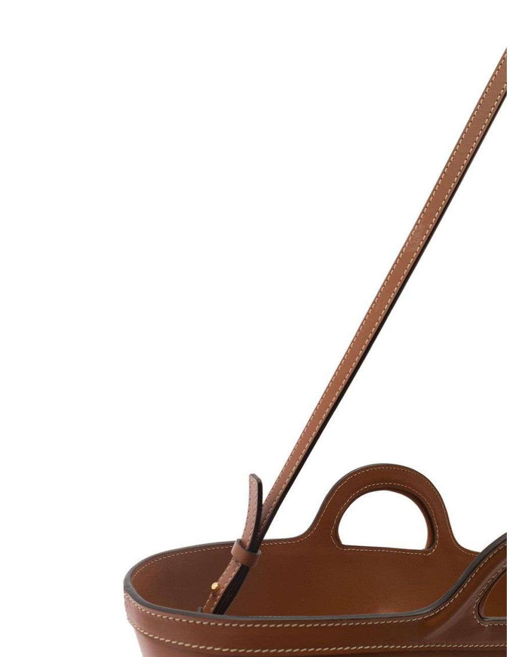 Marni Brown Tropicalia Small Satchel Bag