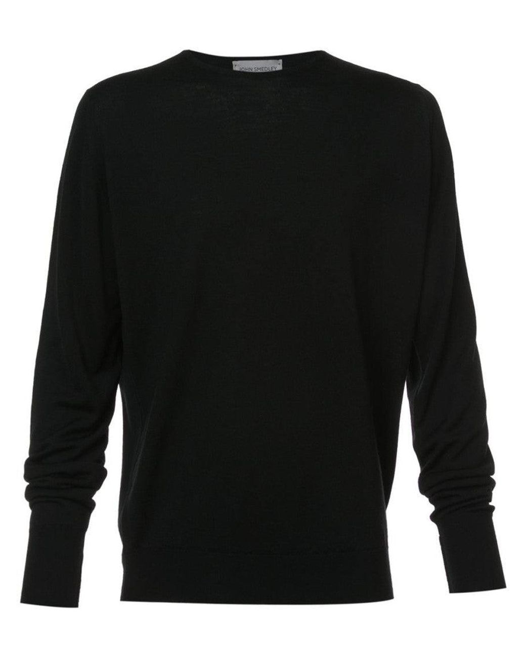 John Smedley Black Maglia Sweaters for men
