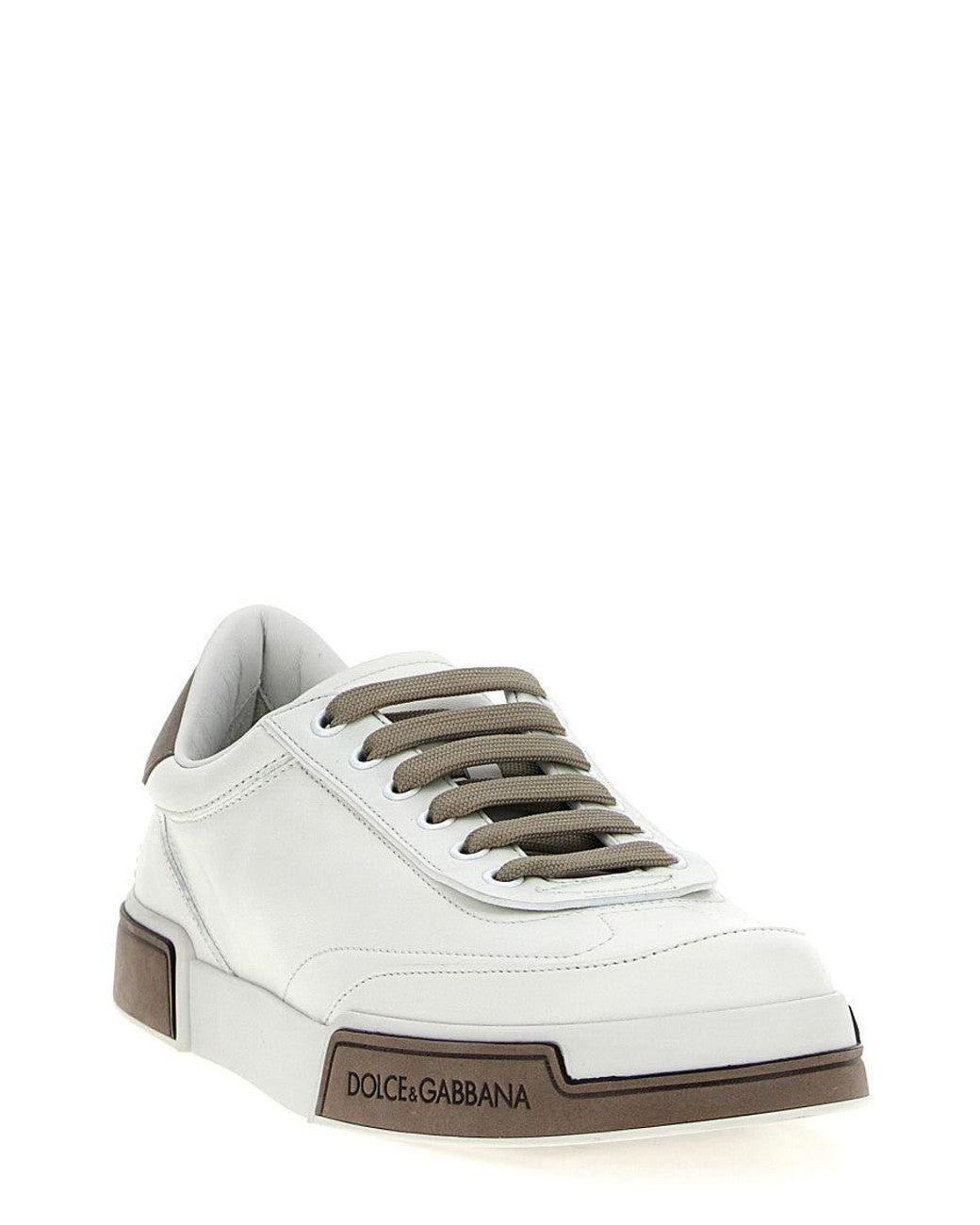 Dolce & Gabbana White 'Portofino Yatch' Sneakers for men