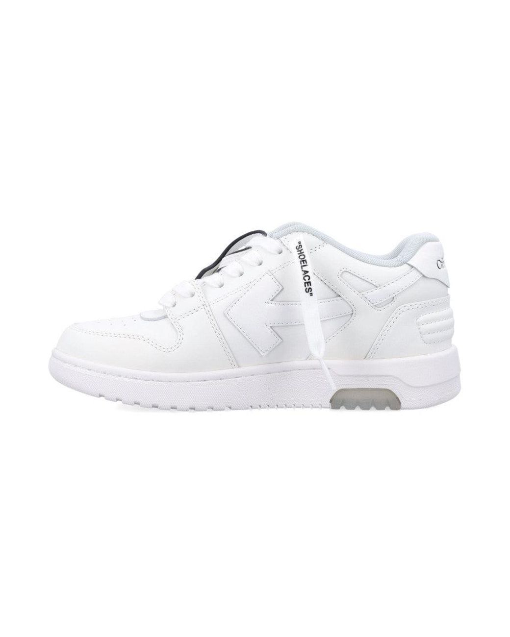 Off-White c/o Virgil Abloh Metallic Lace Up Sneakers