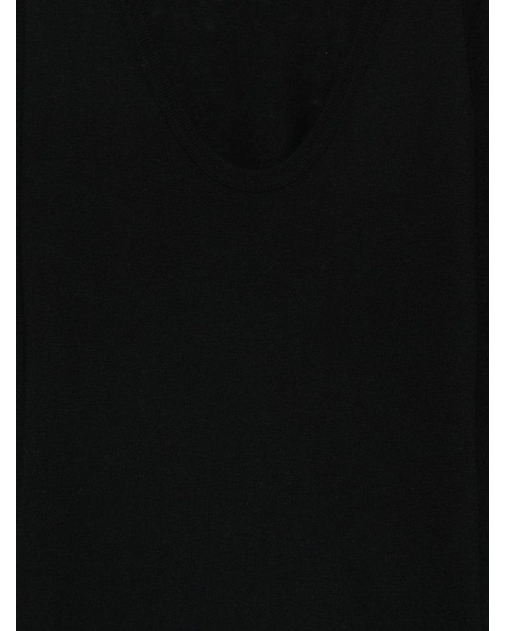 Lisa Yang Black Scoop Neck Sweater