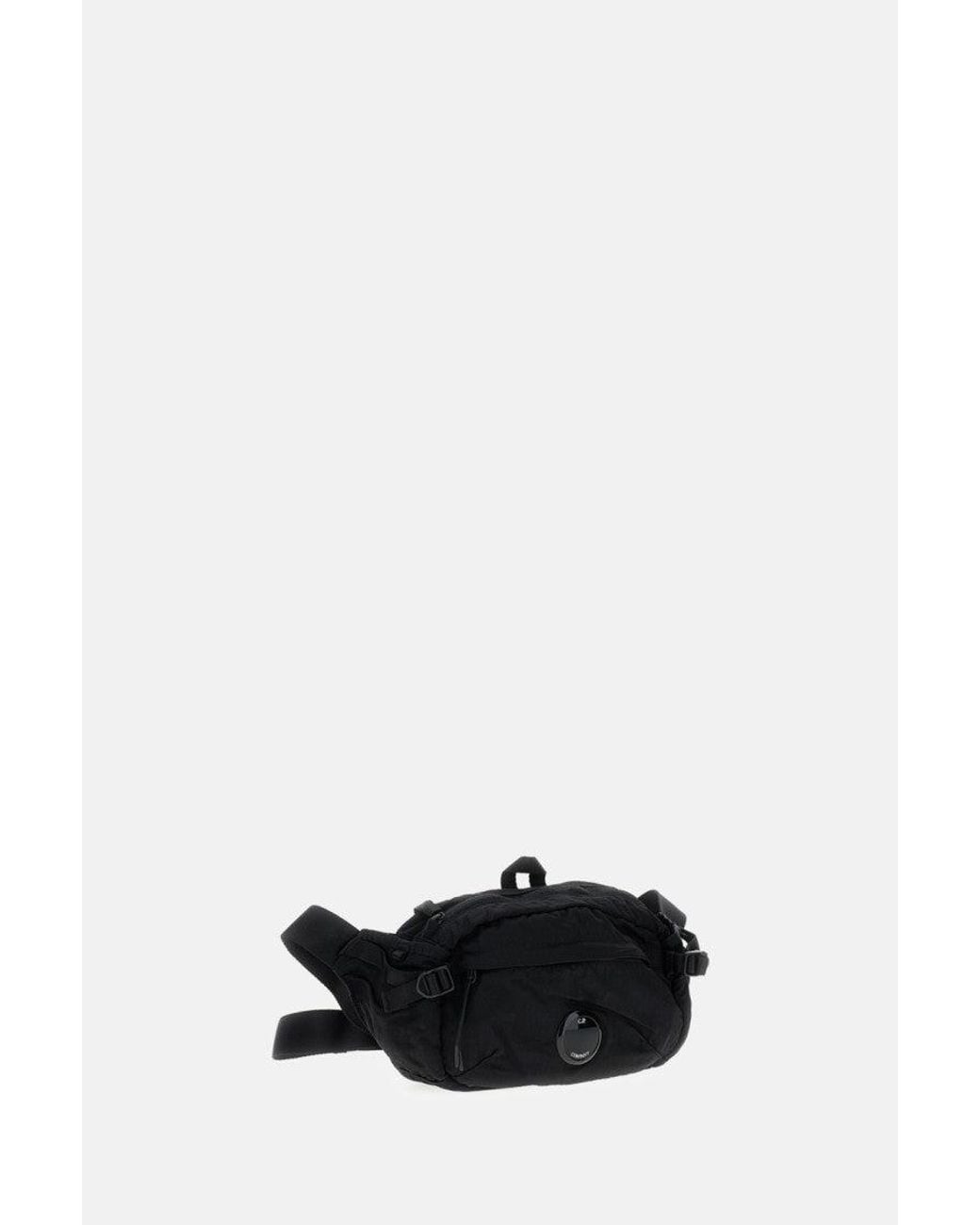 C P Company White B Lens Crossbody Bag for men