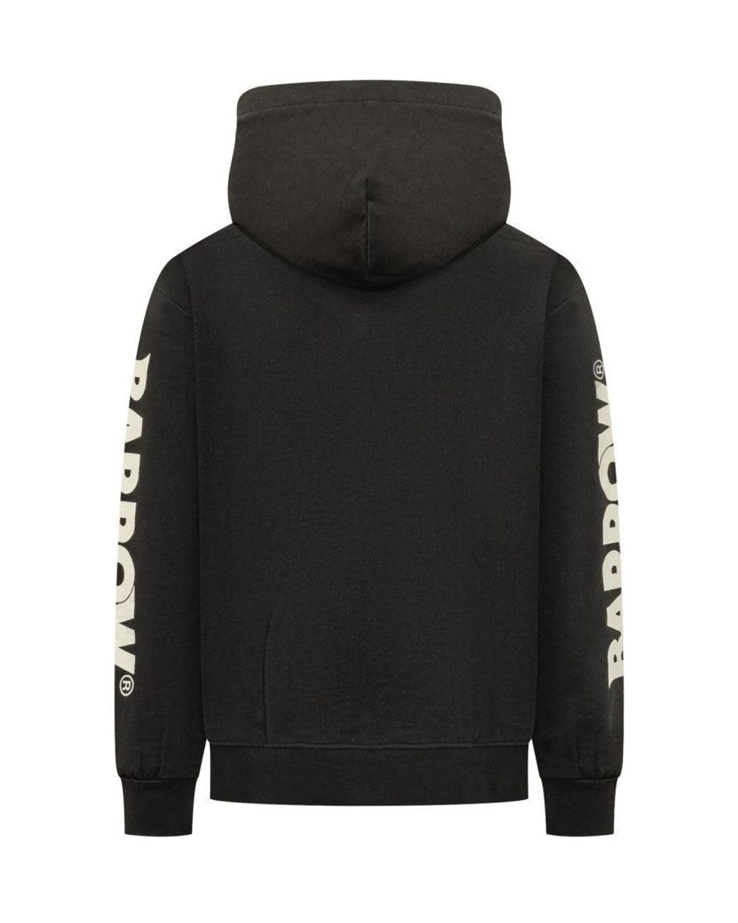 Barrow Black Logo Regular Hoodie for men