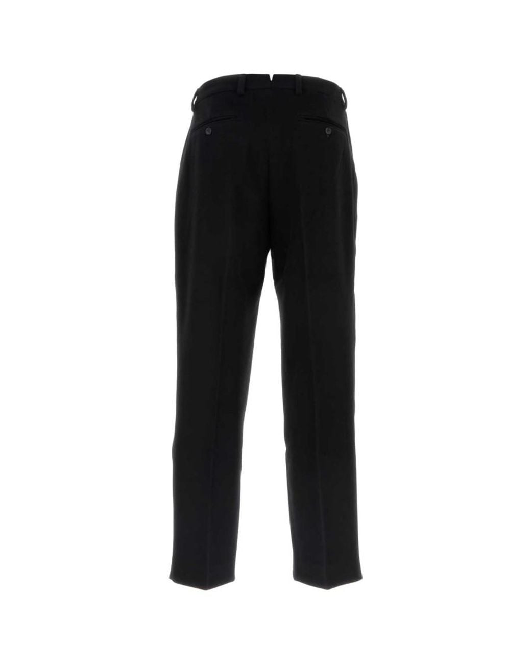 VTMNTS Black Felt Pant for men