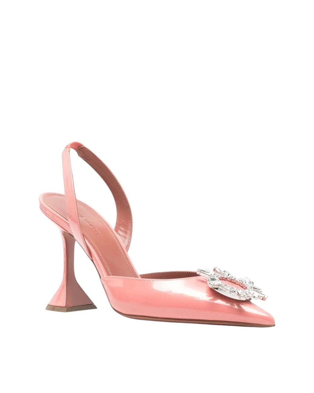 AMINA MUADDI Pink Slingback Pumps