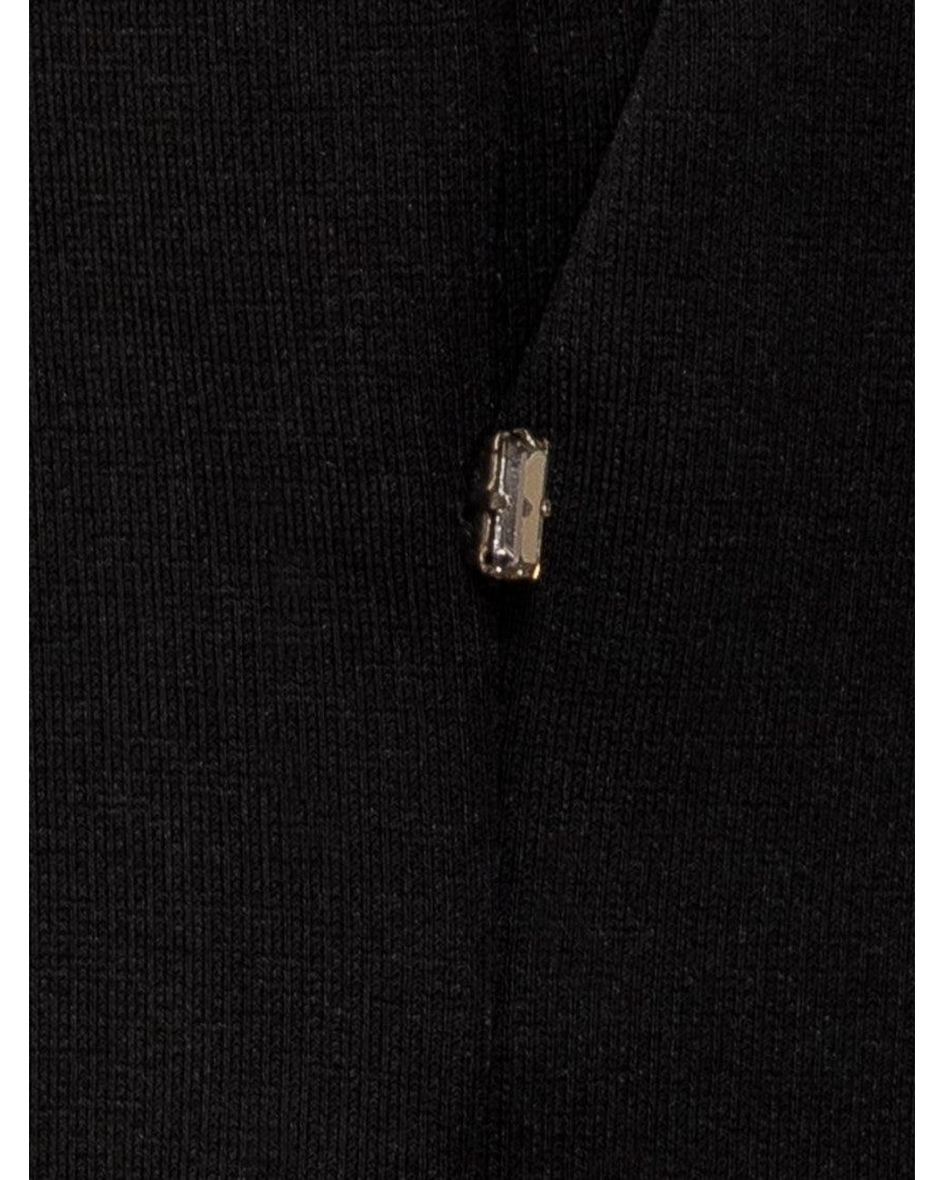 Sportmax Black Straight Flat Front Pants