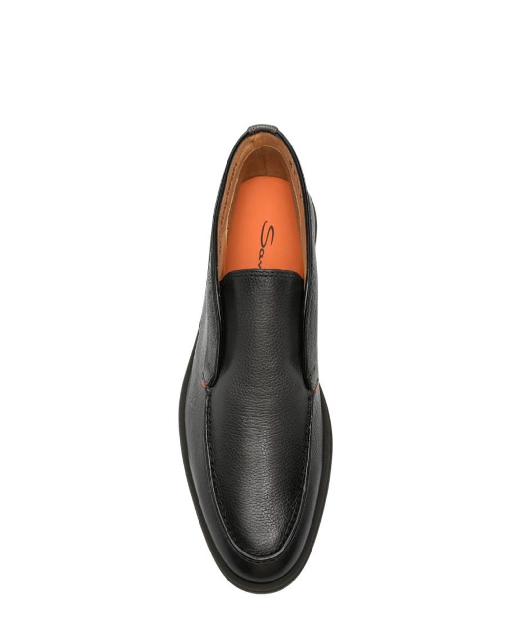 Santoni Gray Leather Boots for men
