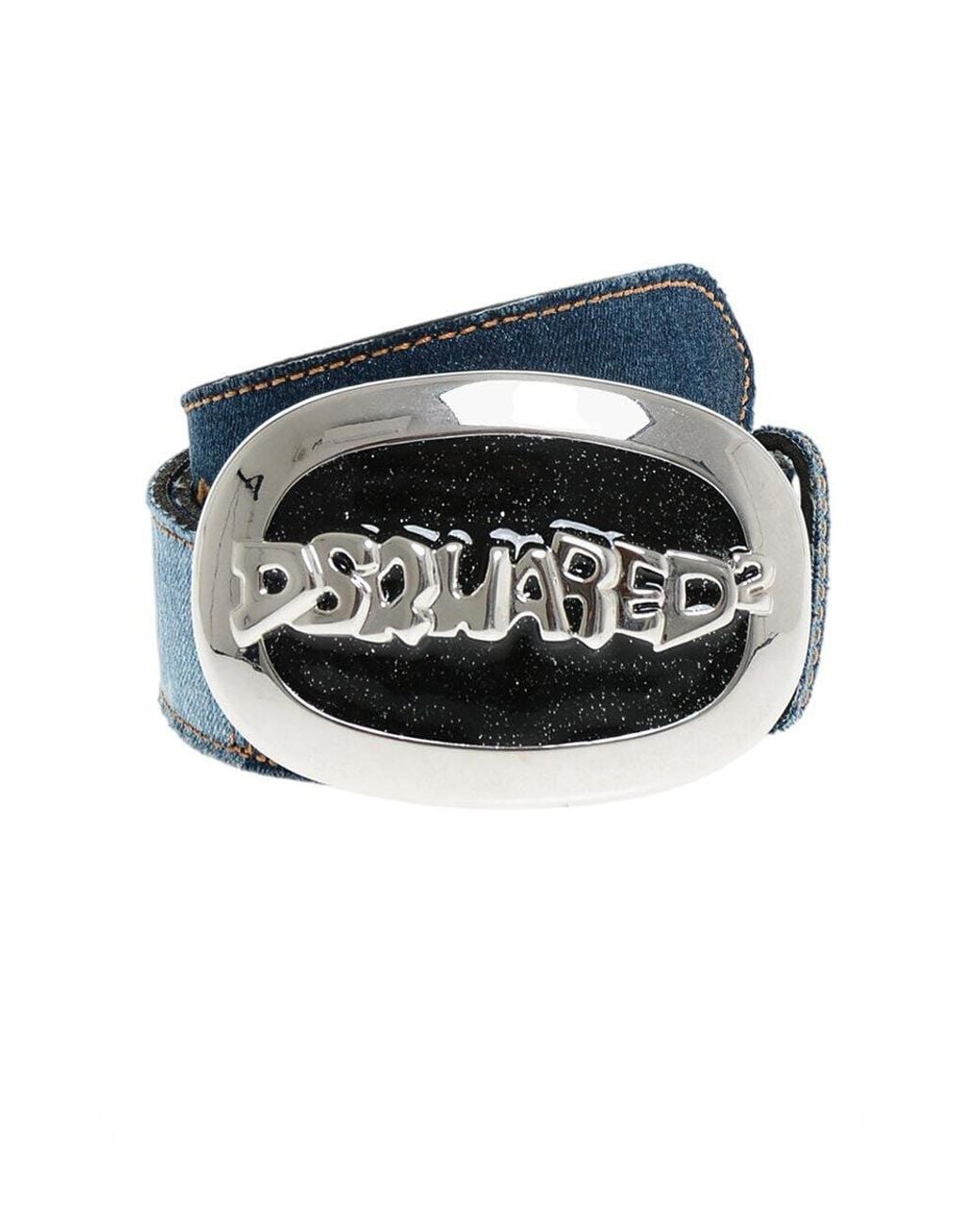 DSquared² Black Logo Buckle Belt