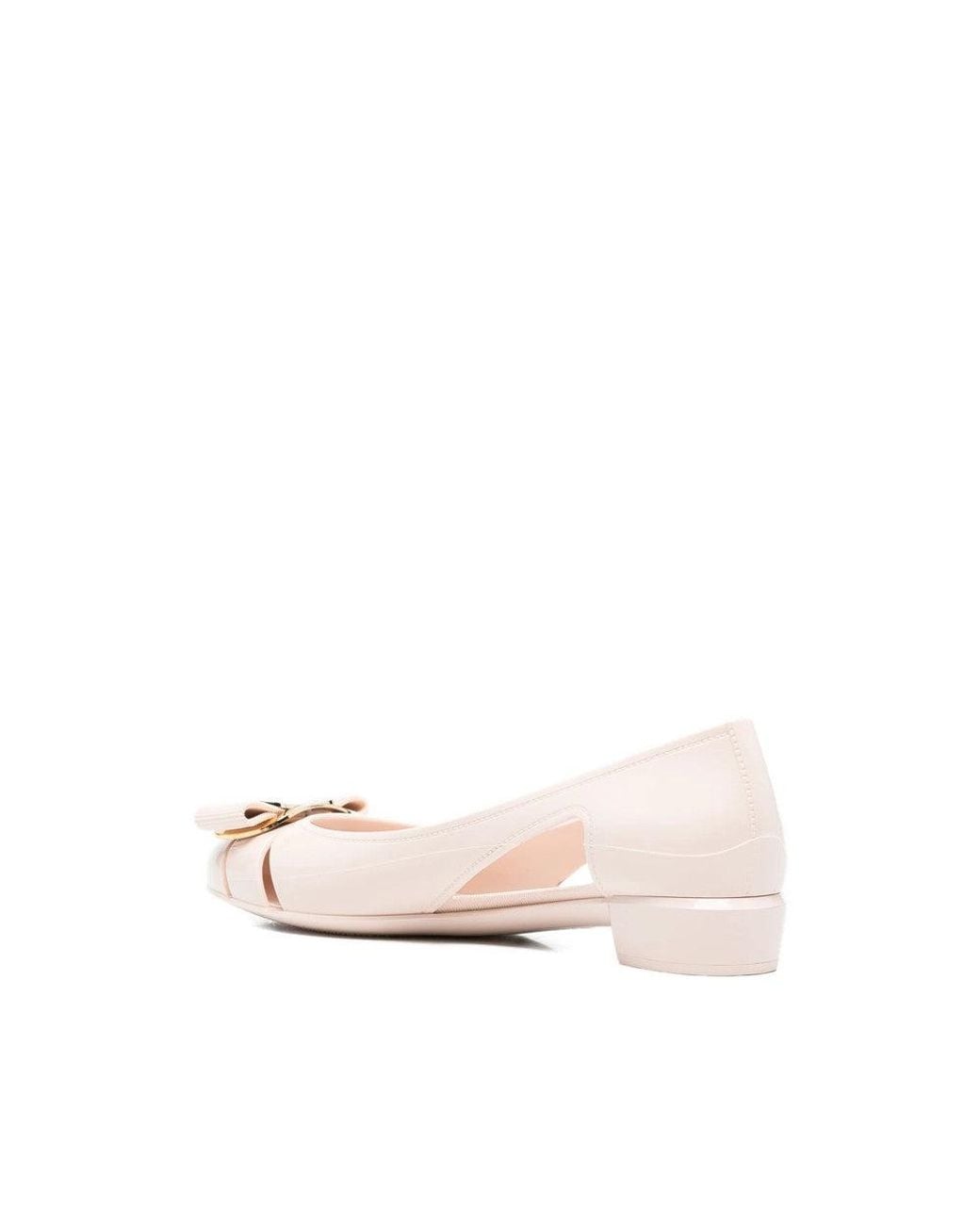 Ferragamo Pink Slip On Pumps