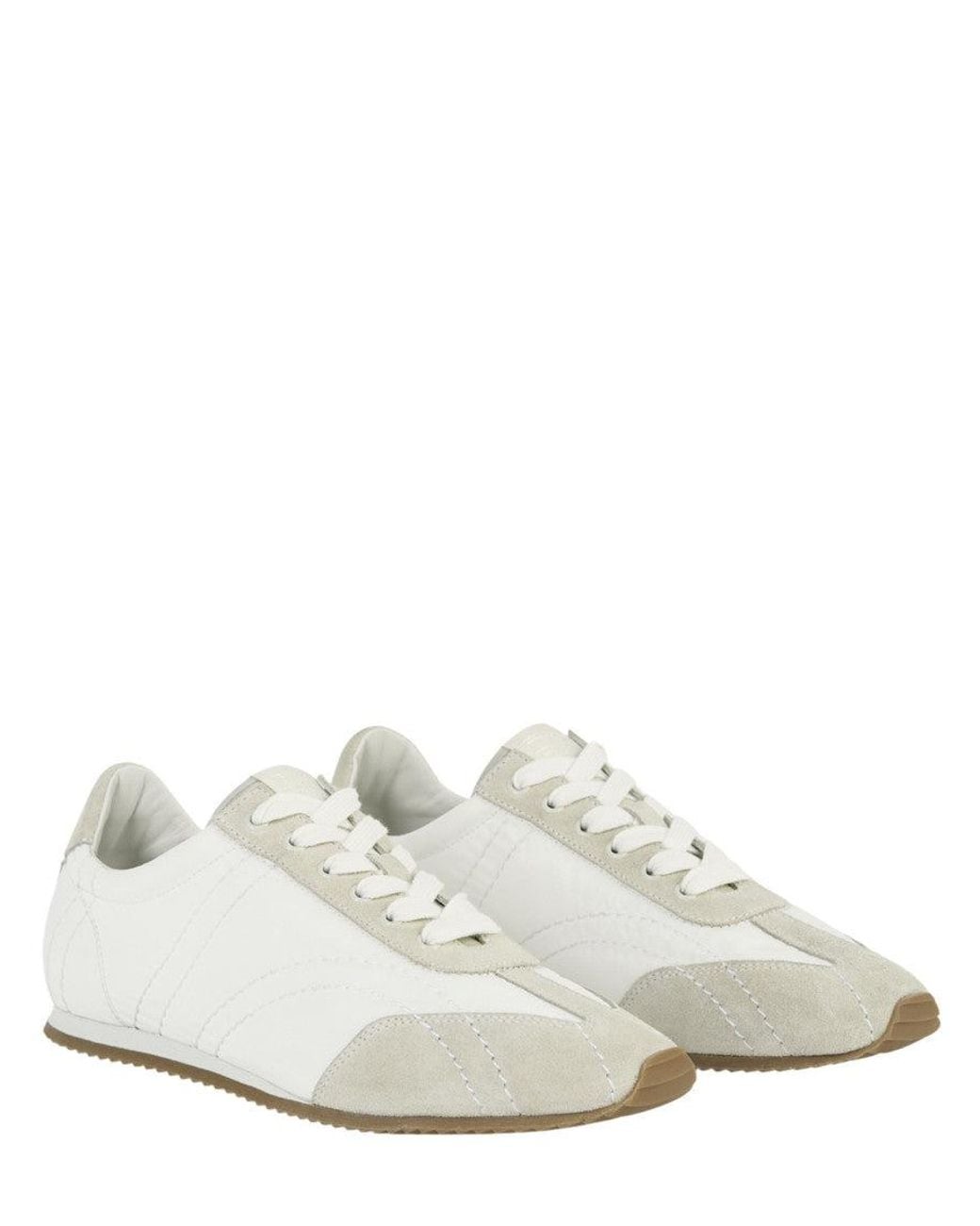 Totême White Low-Top Sneakers