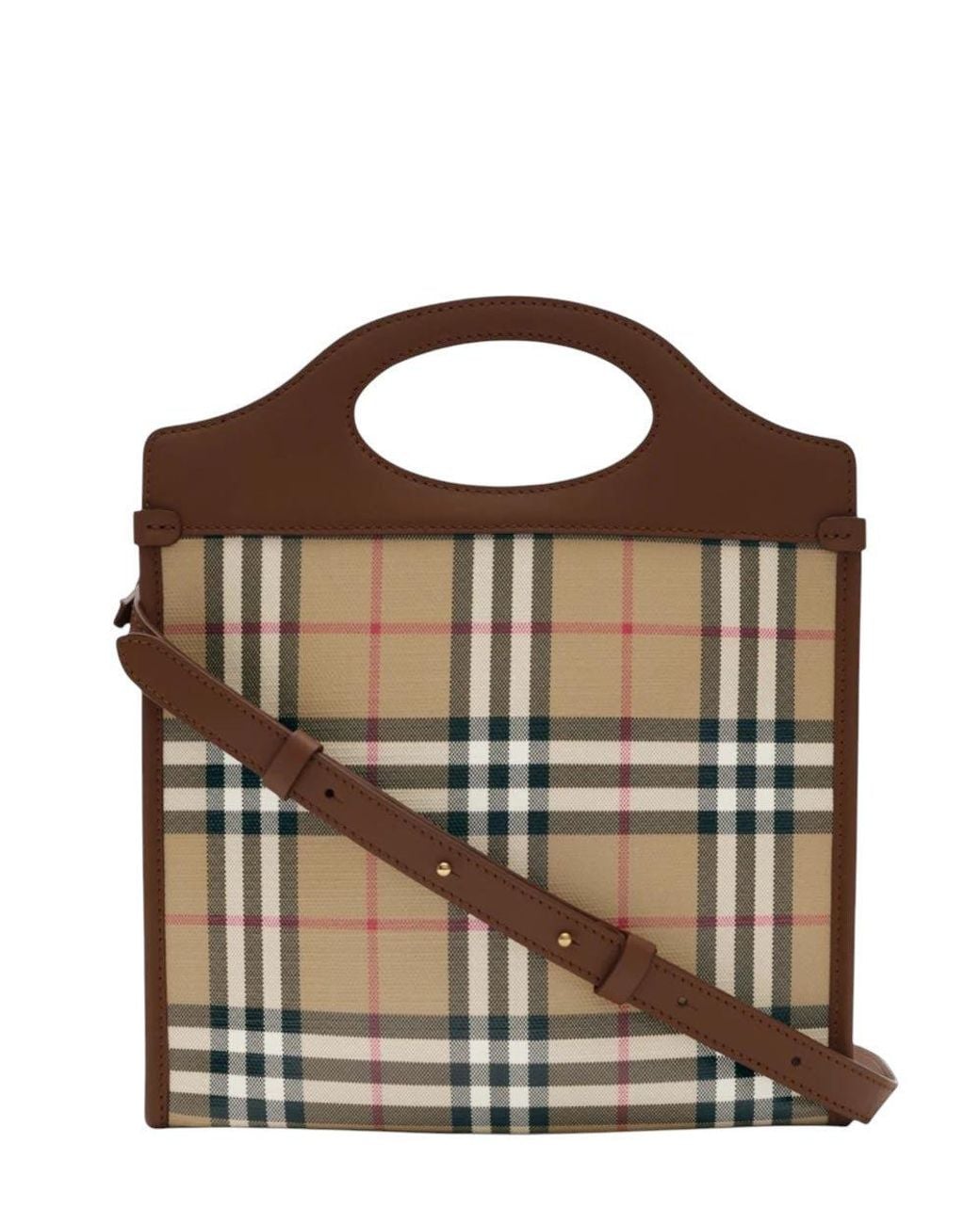Burberry Brown Pocket Mini Tote