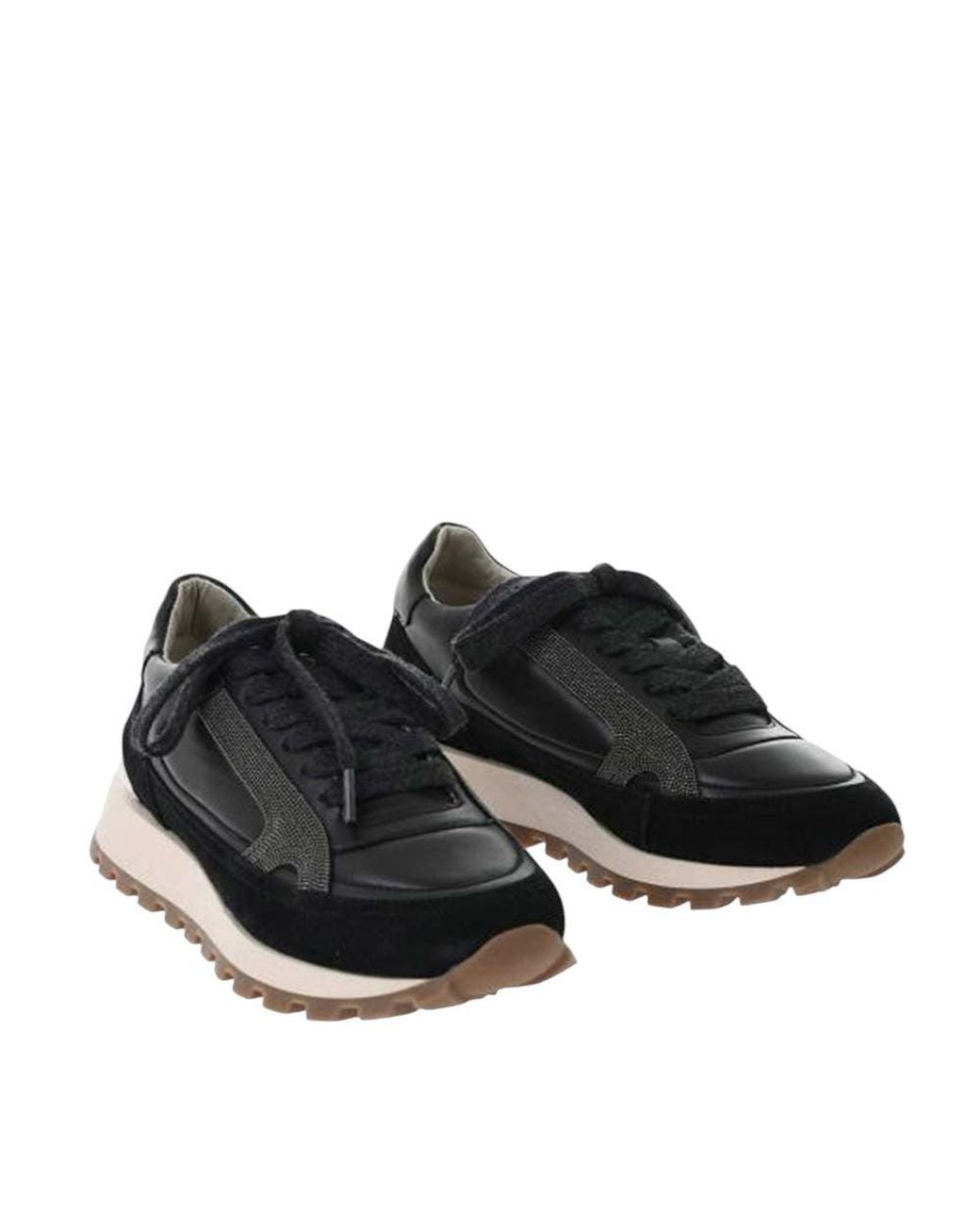 Brunello Cucinelli Black Low-Top Sneakers