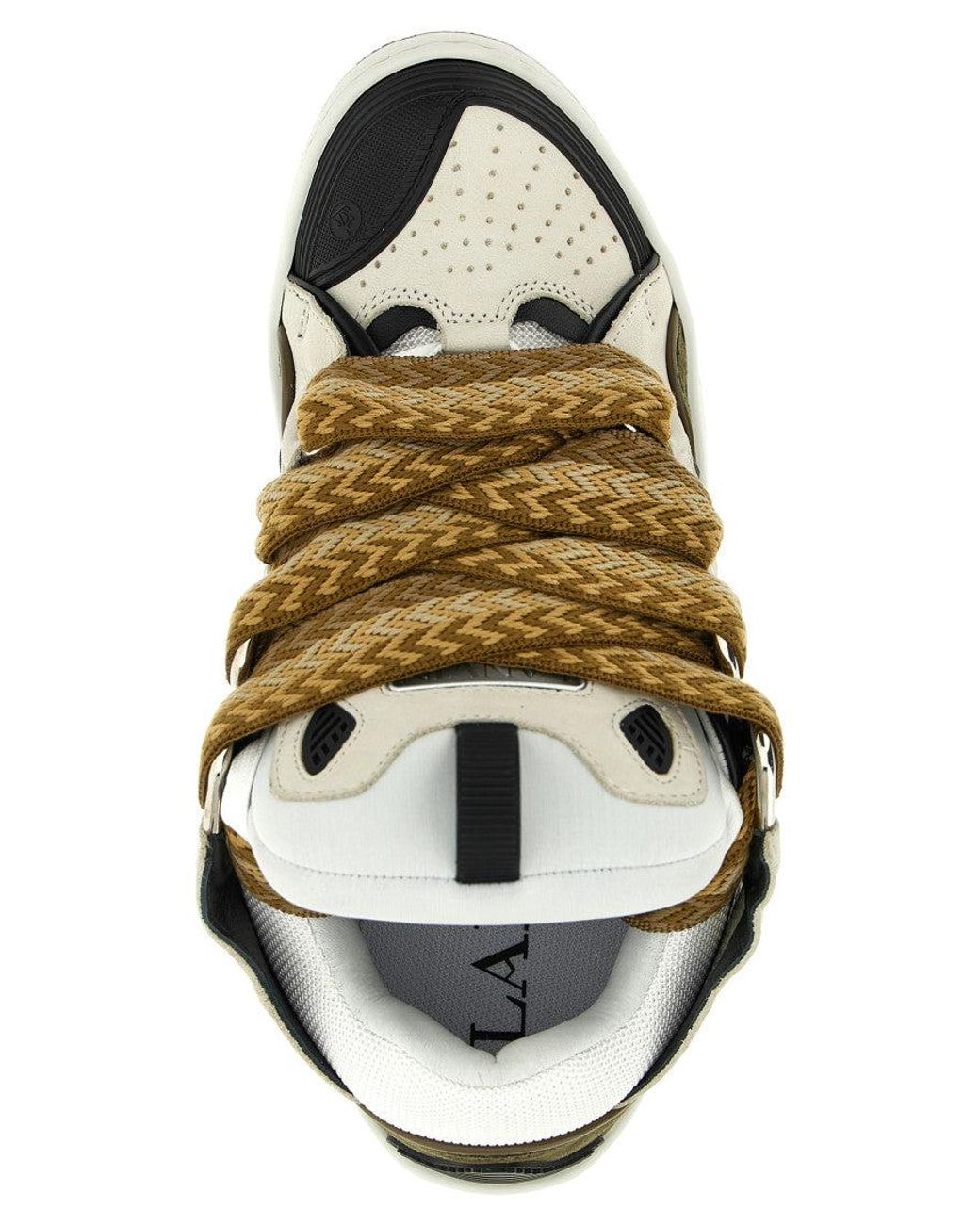 Lanvin Multicolor Lace Up Sneakers for men