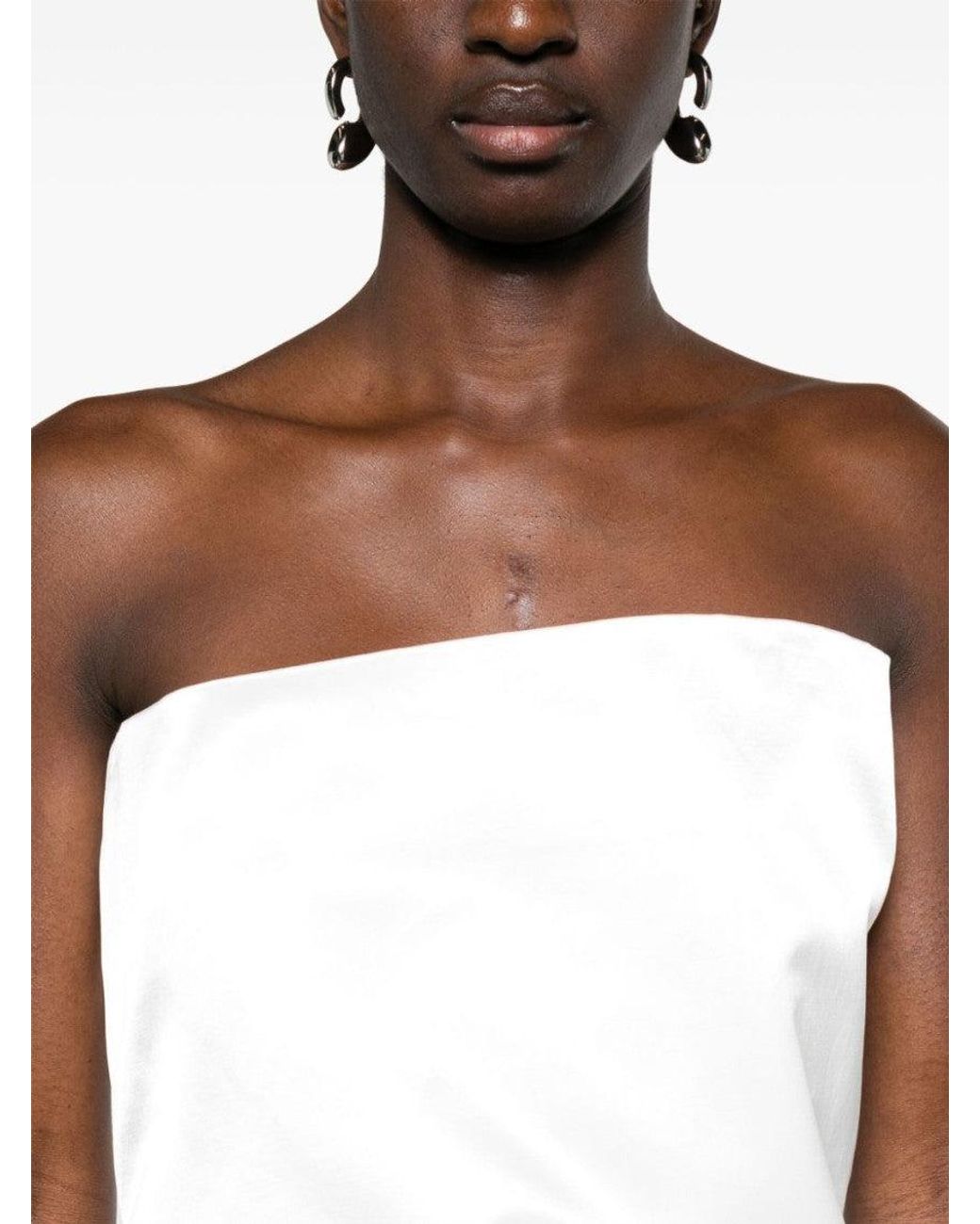 Sportmax White Cotton Top