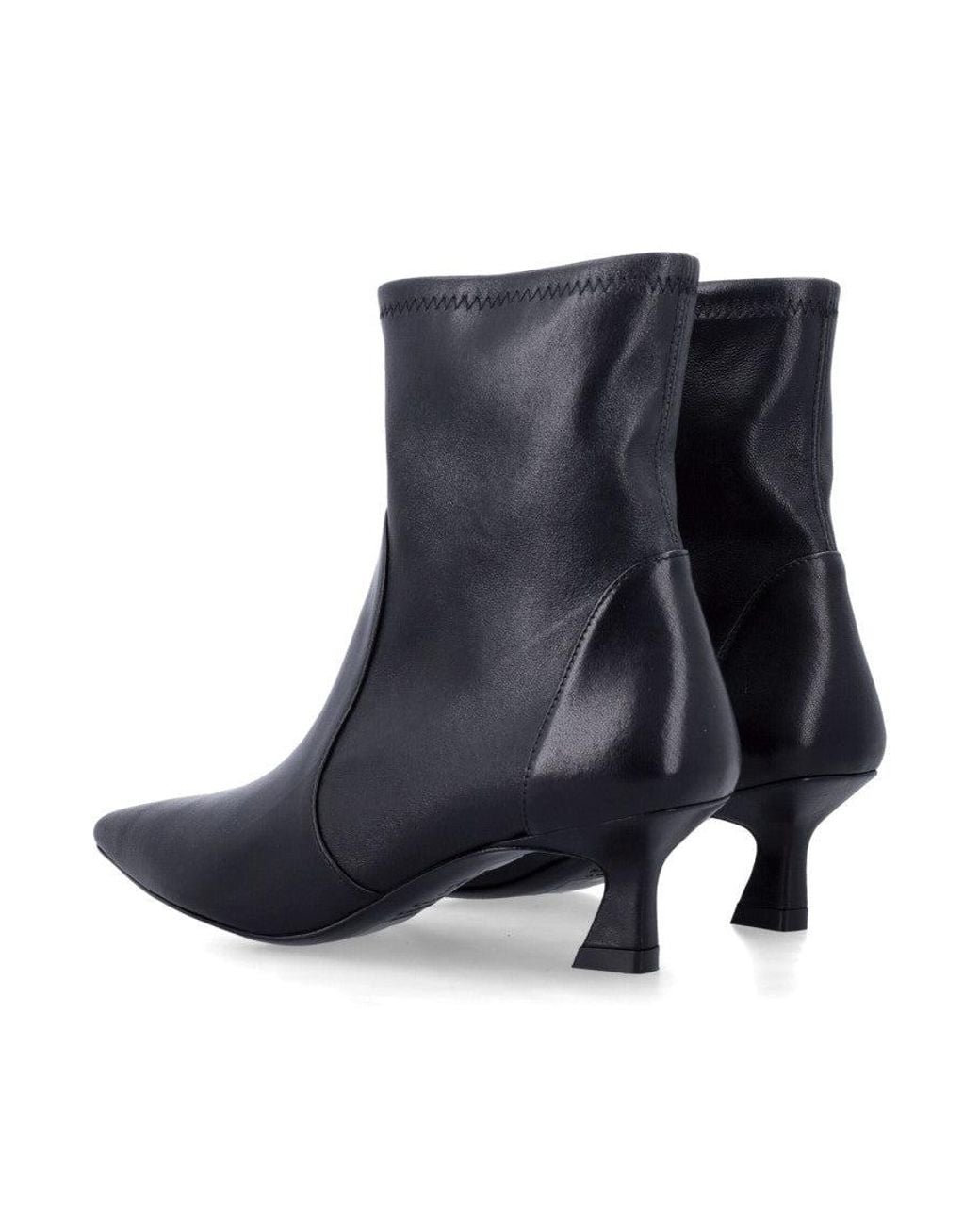 Stuart Weitzman Blue Leather Classic Boots