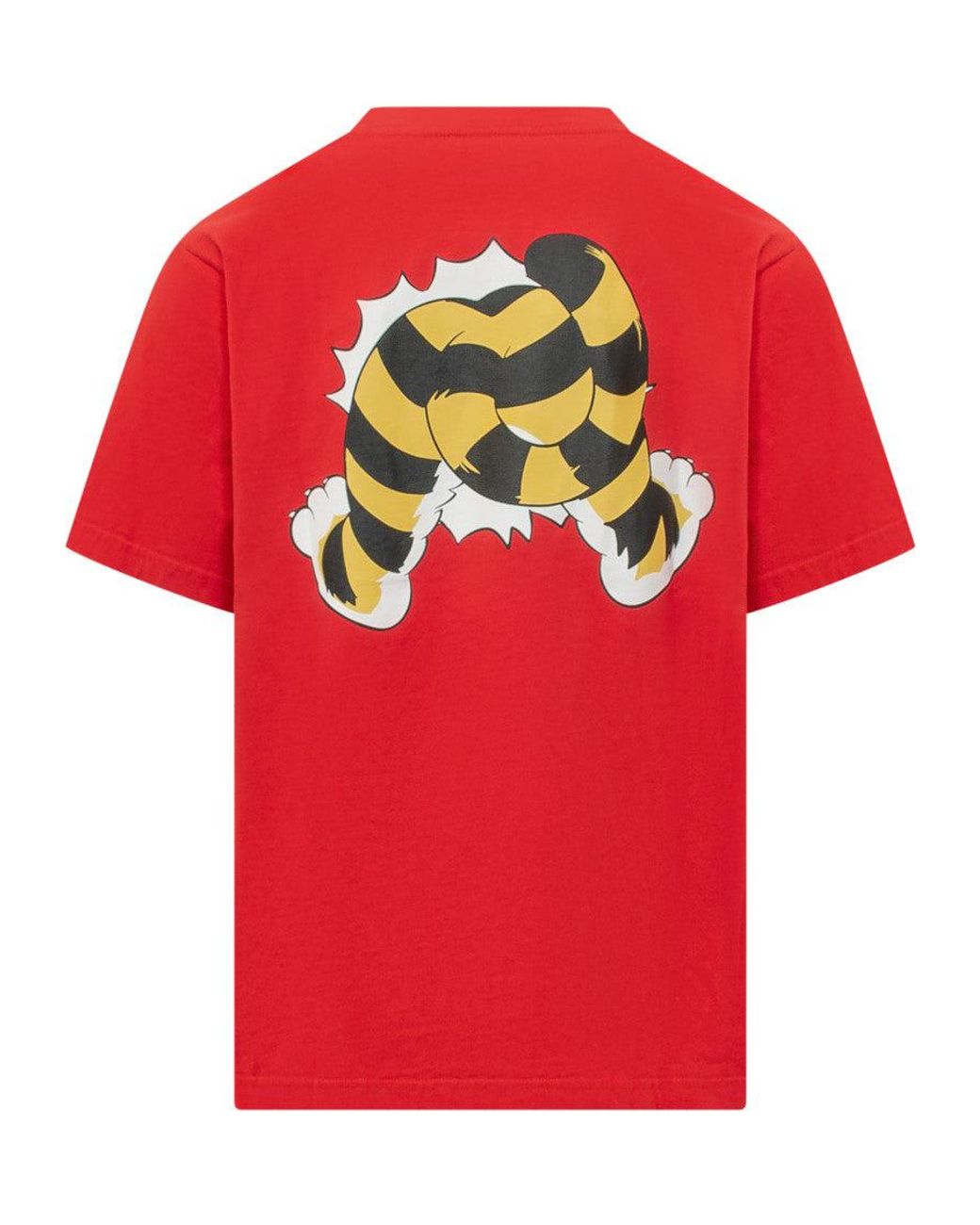 KENZO Red Crew Neck T-Shirt for men