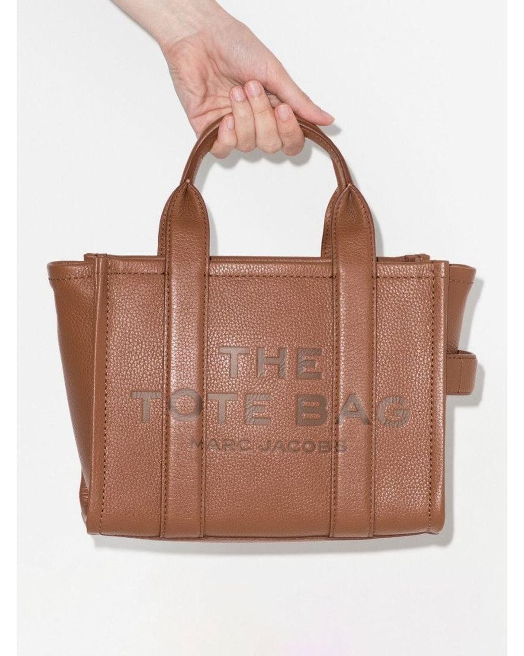 Marc Jacobs Brown The Leather Small Tote Bag