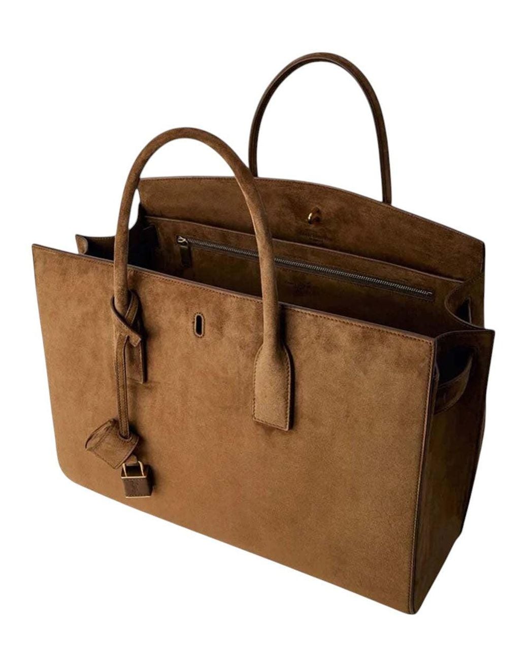 Saint Laurent Brown Sac De Jour Large Tote