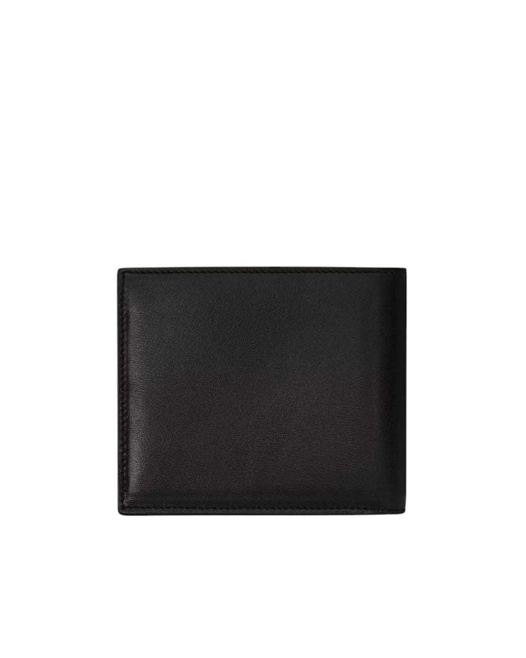 Saint Laurent Black Logo Wallet for men
