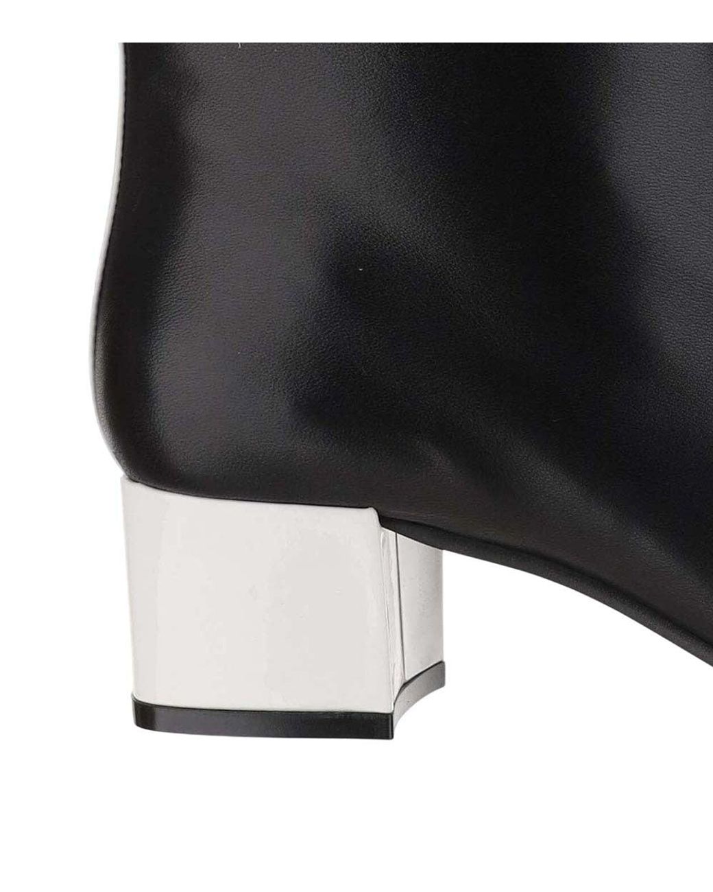 CAREL PARIS Blackwhite Two-Tone Boots