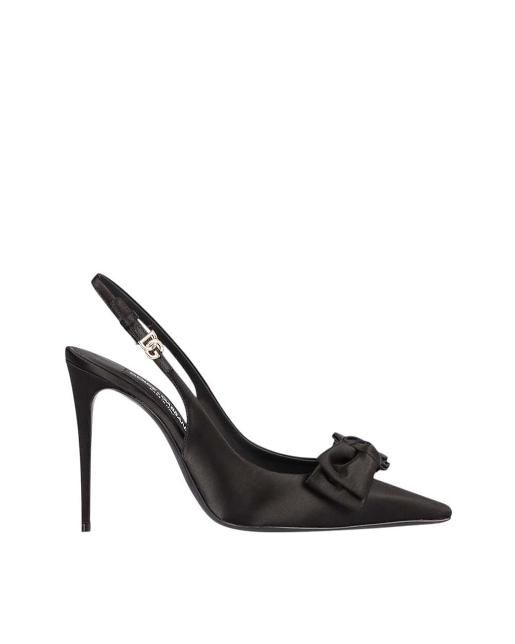Dolce & Gabbana Black Bow Pumps