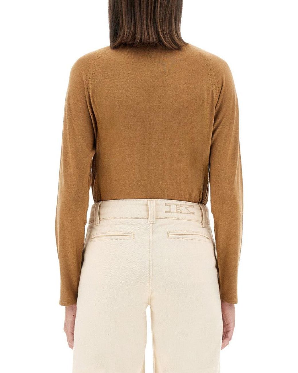 Kiton White Smooth Cashmere-Silk Blend Turtleneck Shirt
