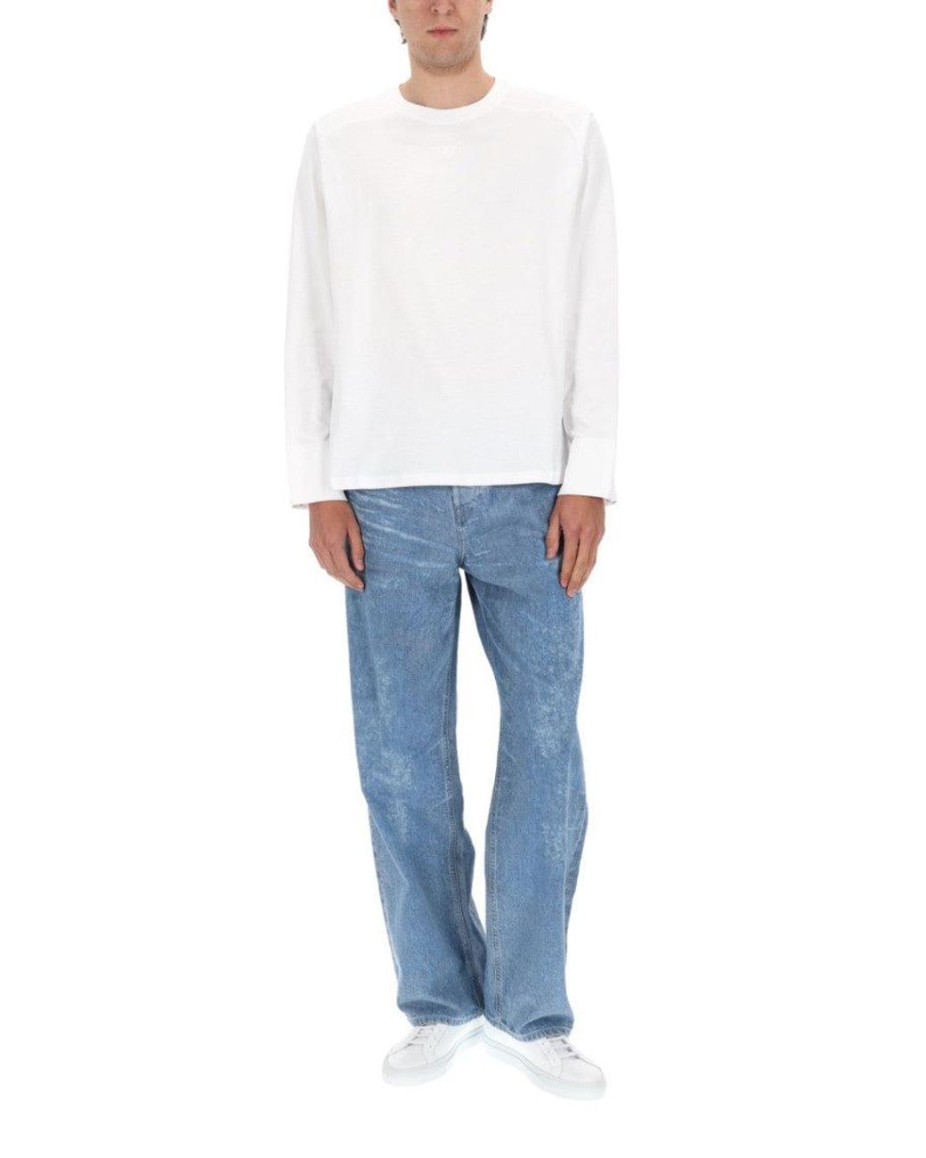 DIESEL Blue High Rise Jeans for men