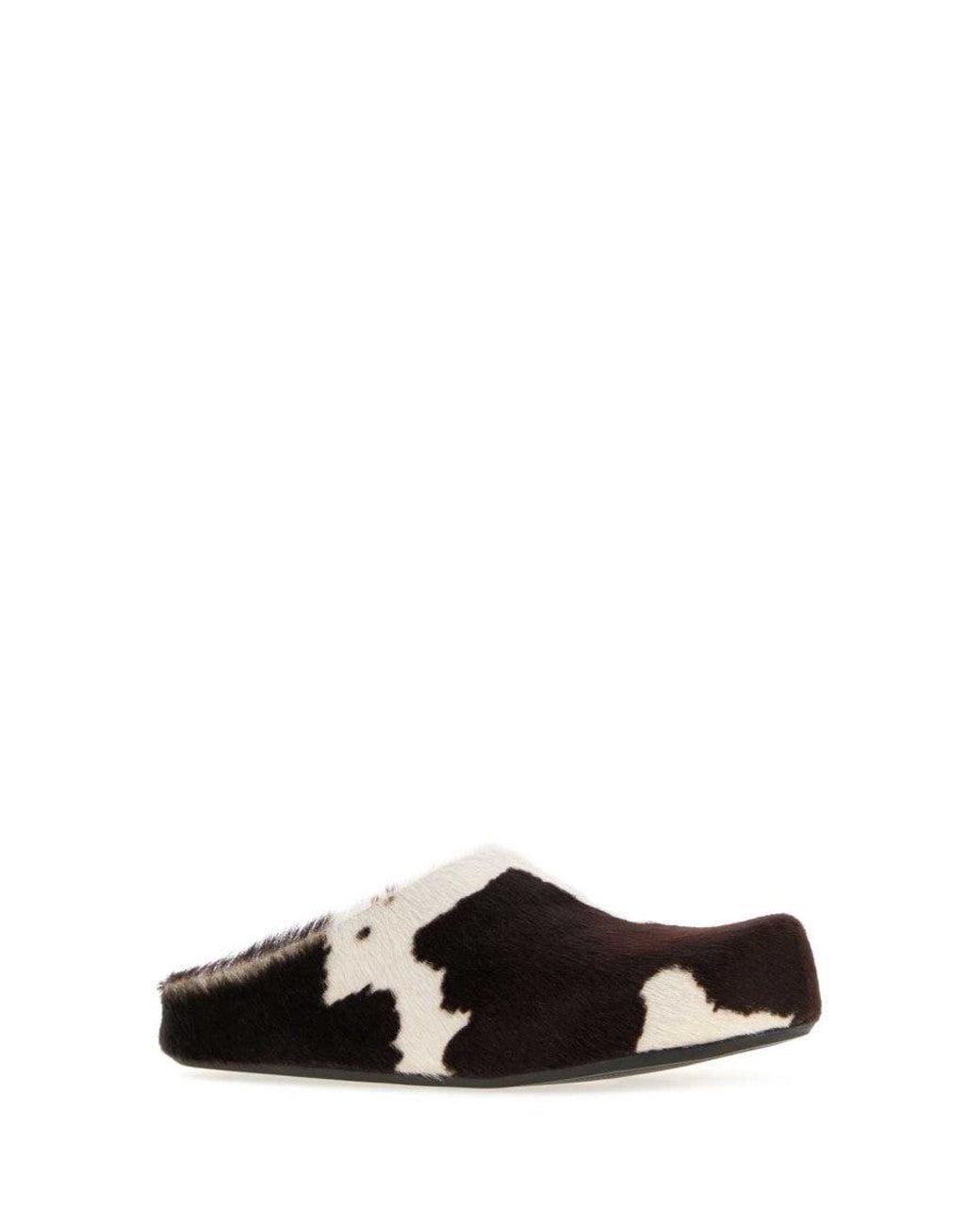 Marni Black Slip On Mules for men