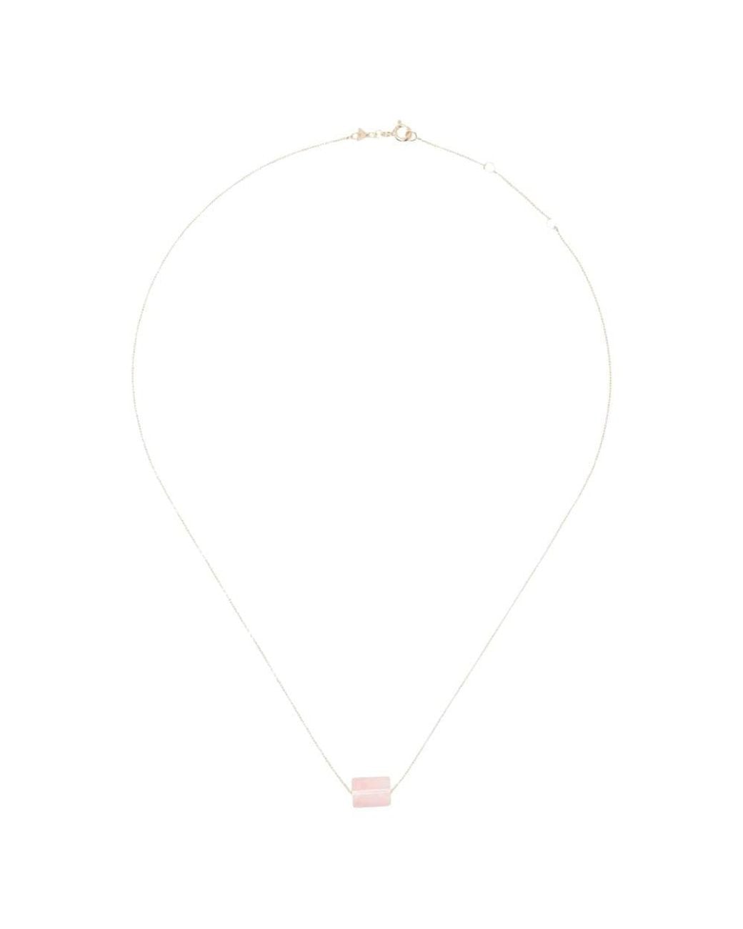 Alita White Golden Opale Necklace