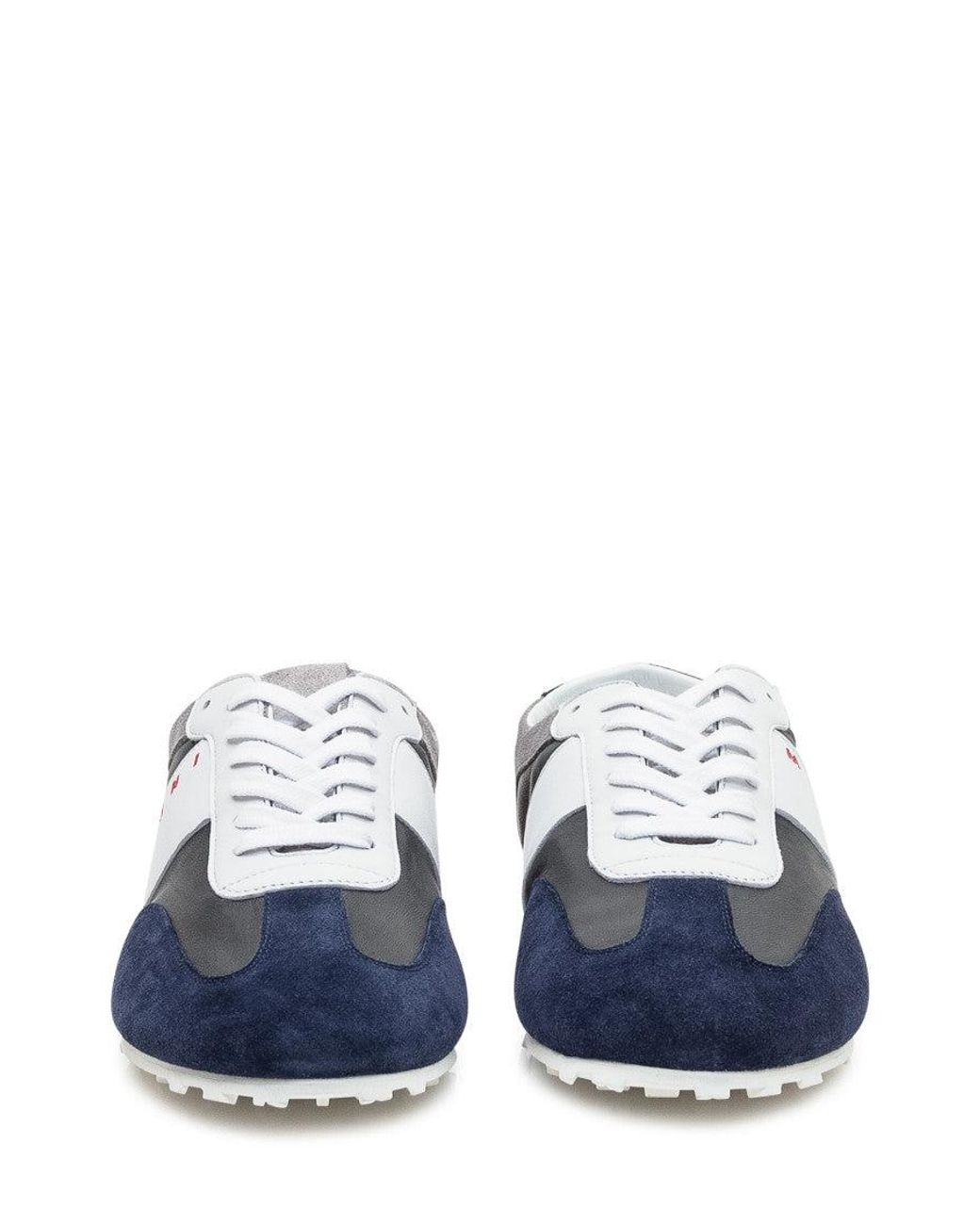 Marni White Color Block Sneakers for men
