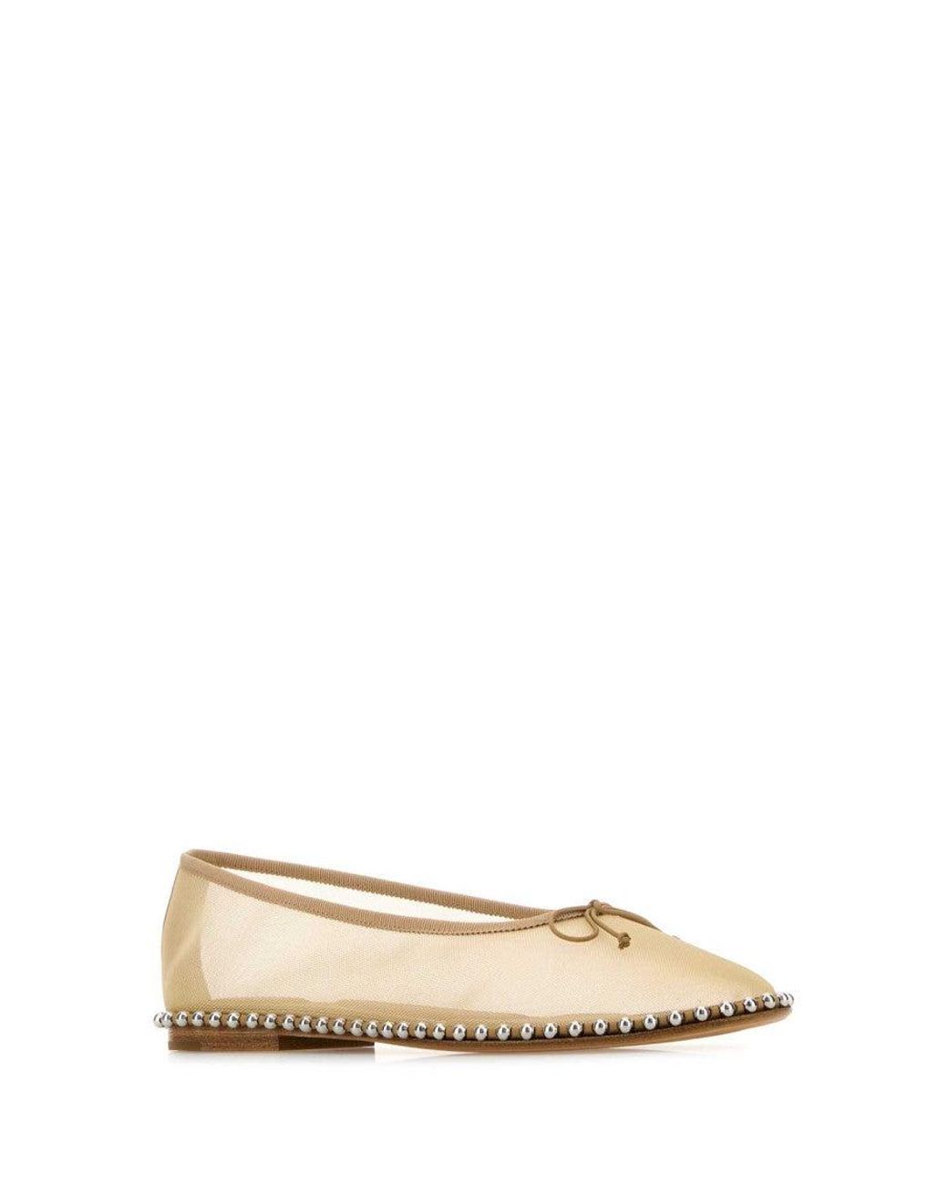 Alexander Wang Natural Mesh Ballet Flats