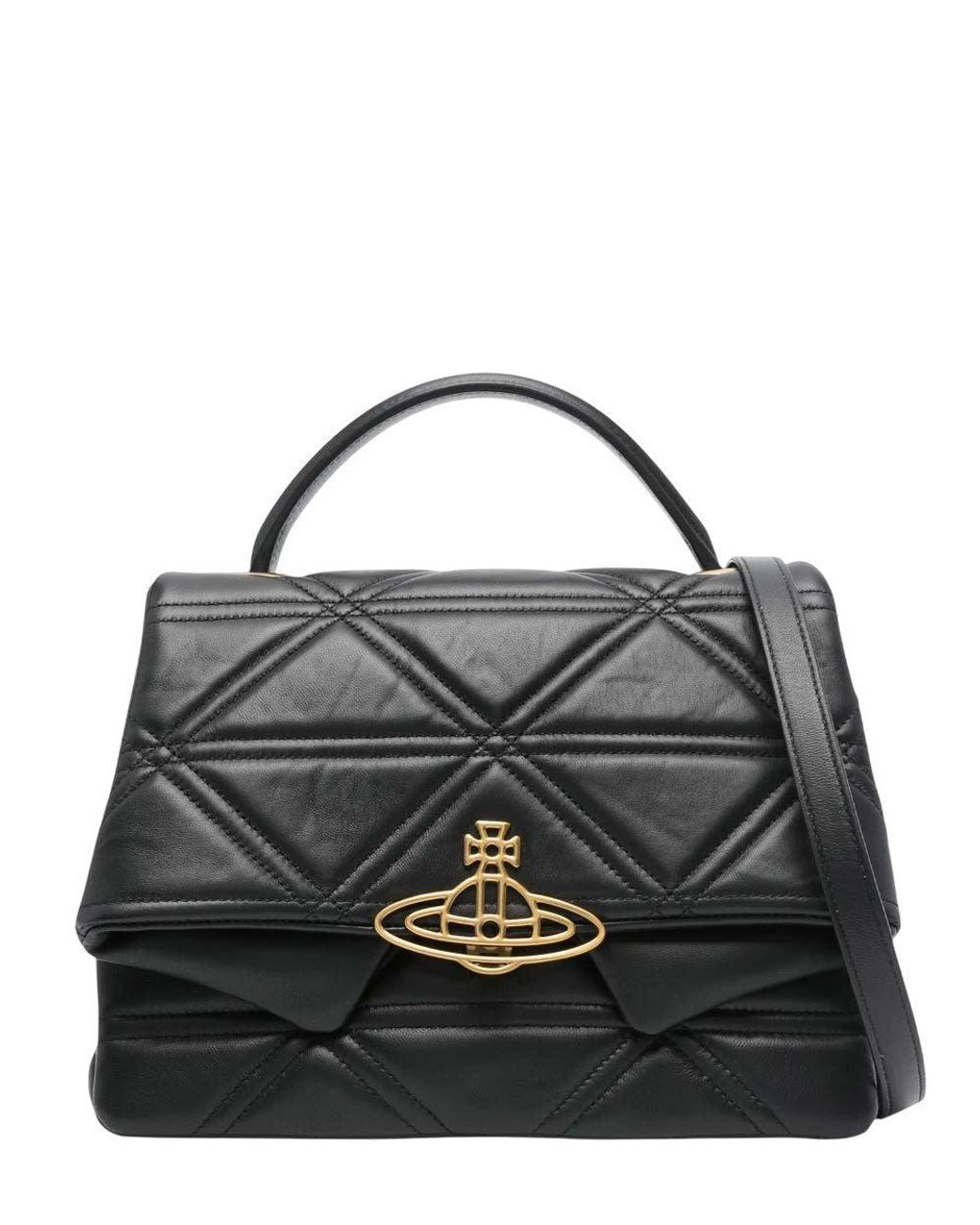 Vivienne Westwood Black Sibyl Small Satchel