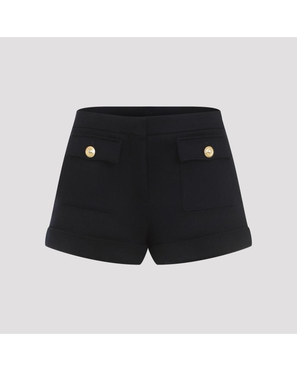 Tom Ford Black Dark Wool Shorts