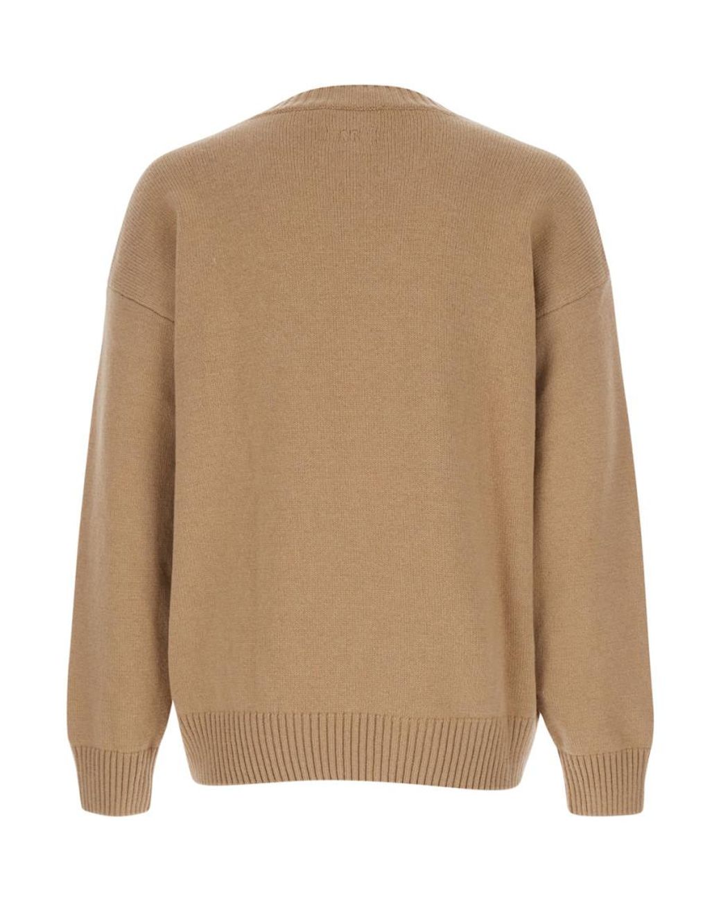 MSGM Natural Crew Neck Sweater for men