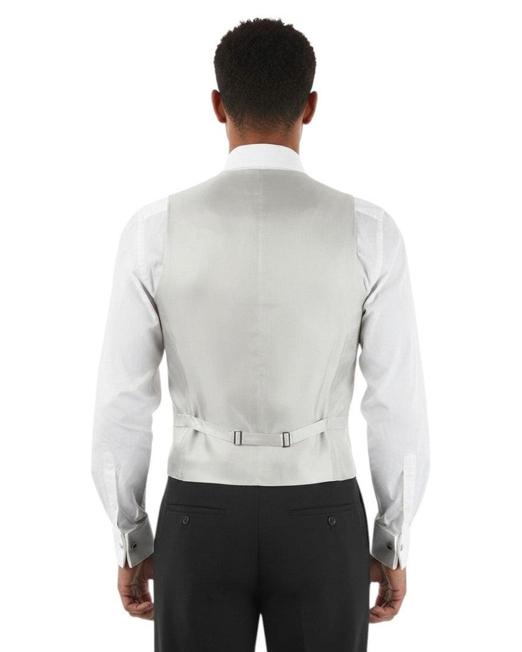 Corneliani Gray V Neck Waistcoat for men