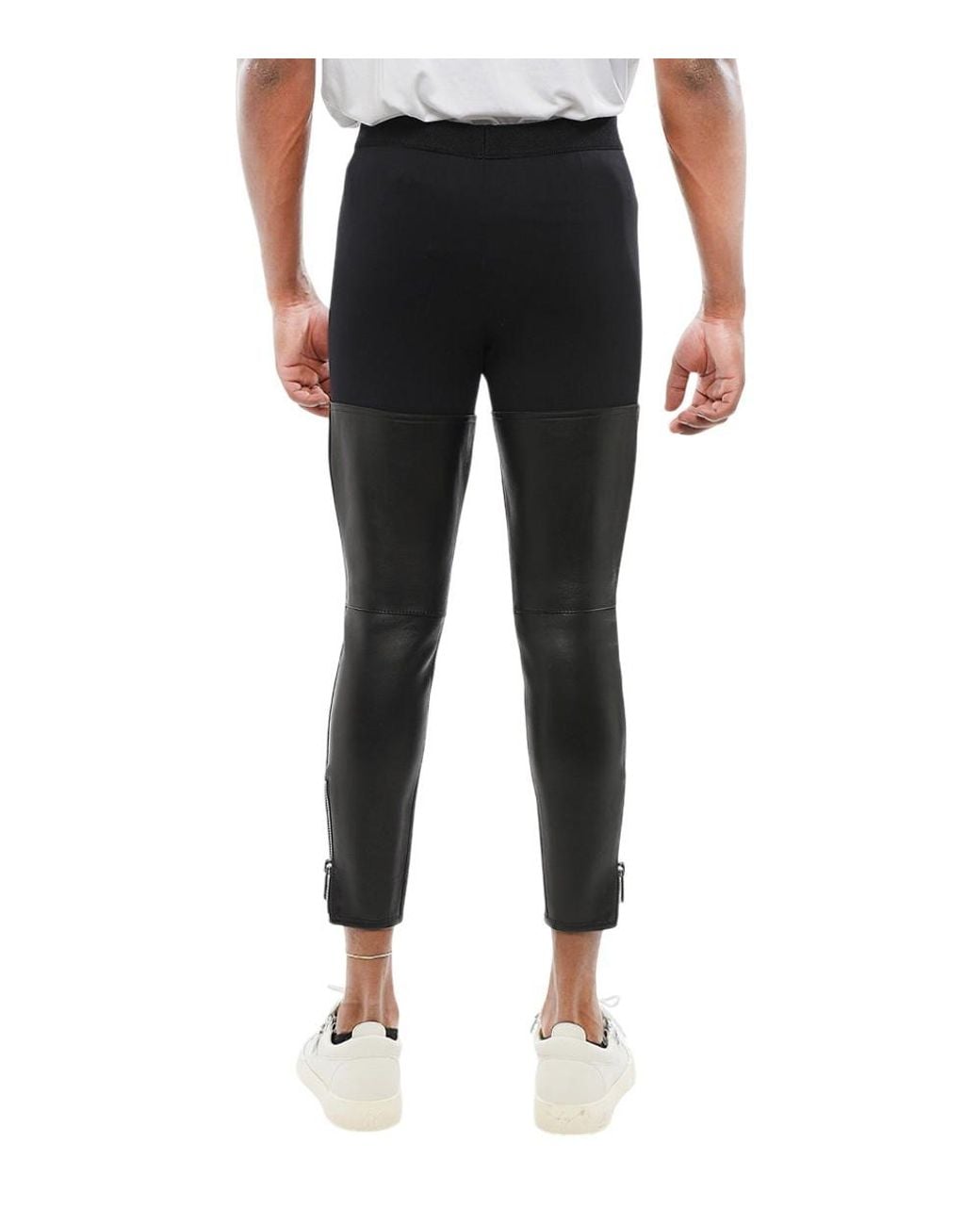 DSquared² Black Solid Skinny Pants for men
