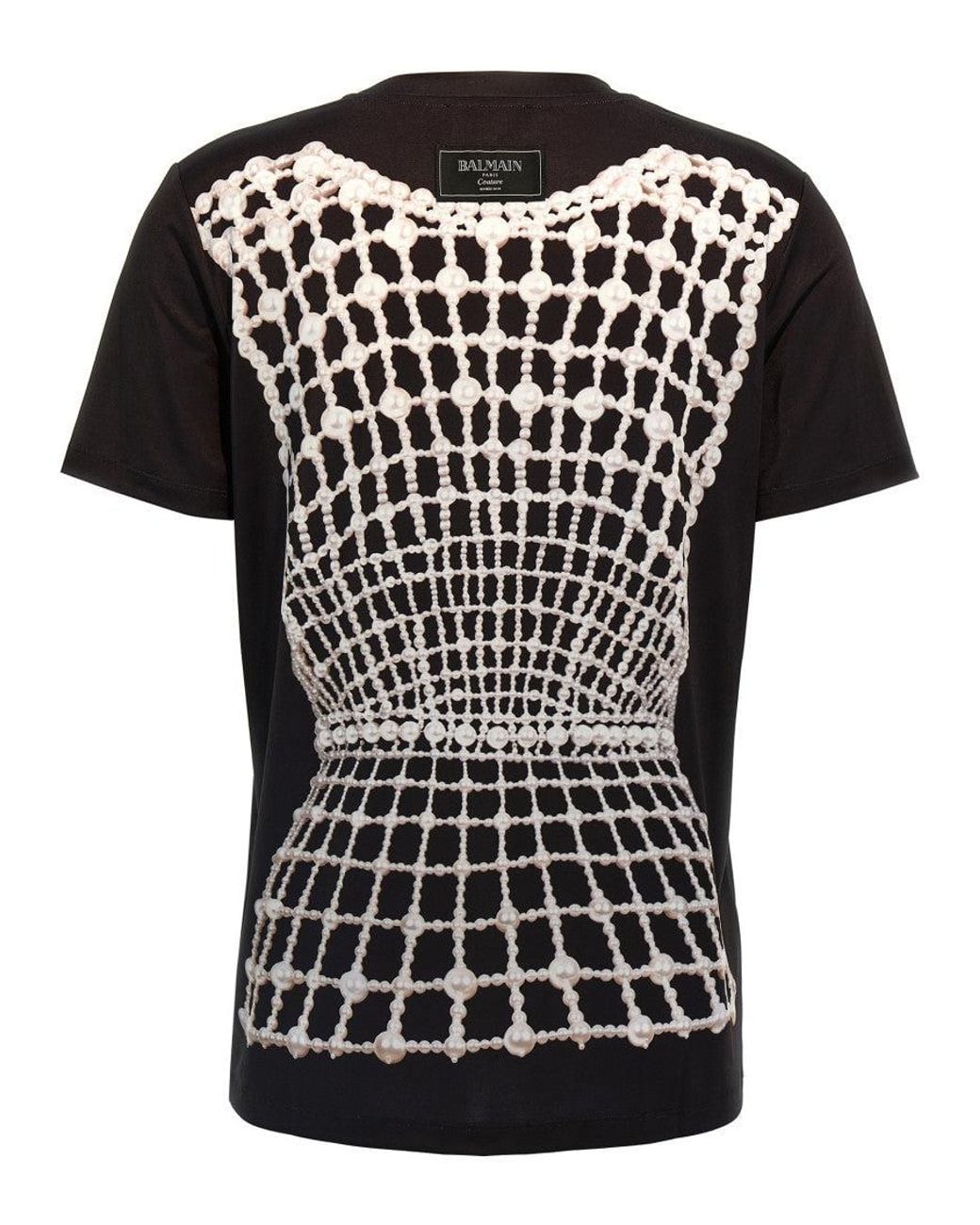 Balmain Black Trompe L'Oeil T-Shirt