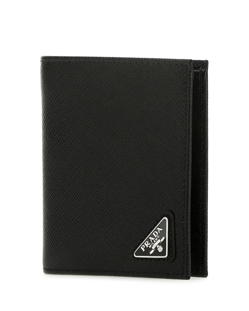 Prada Black Leather Wallet for men
